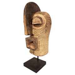 Songye Kifwebe Mask – Hand-Carved – DR Congo – Tribal African Art