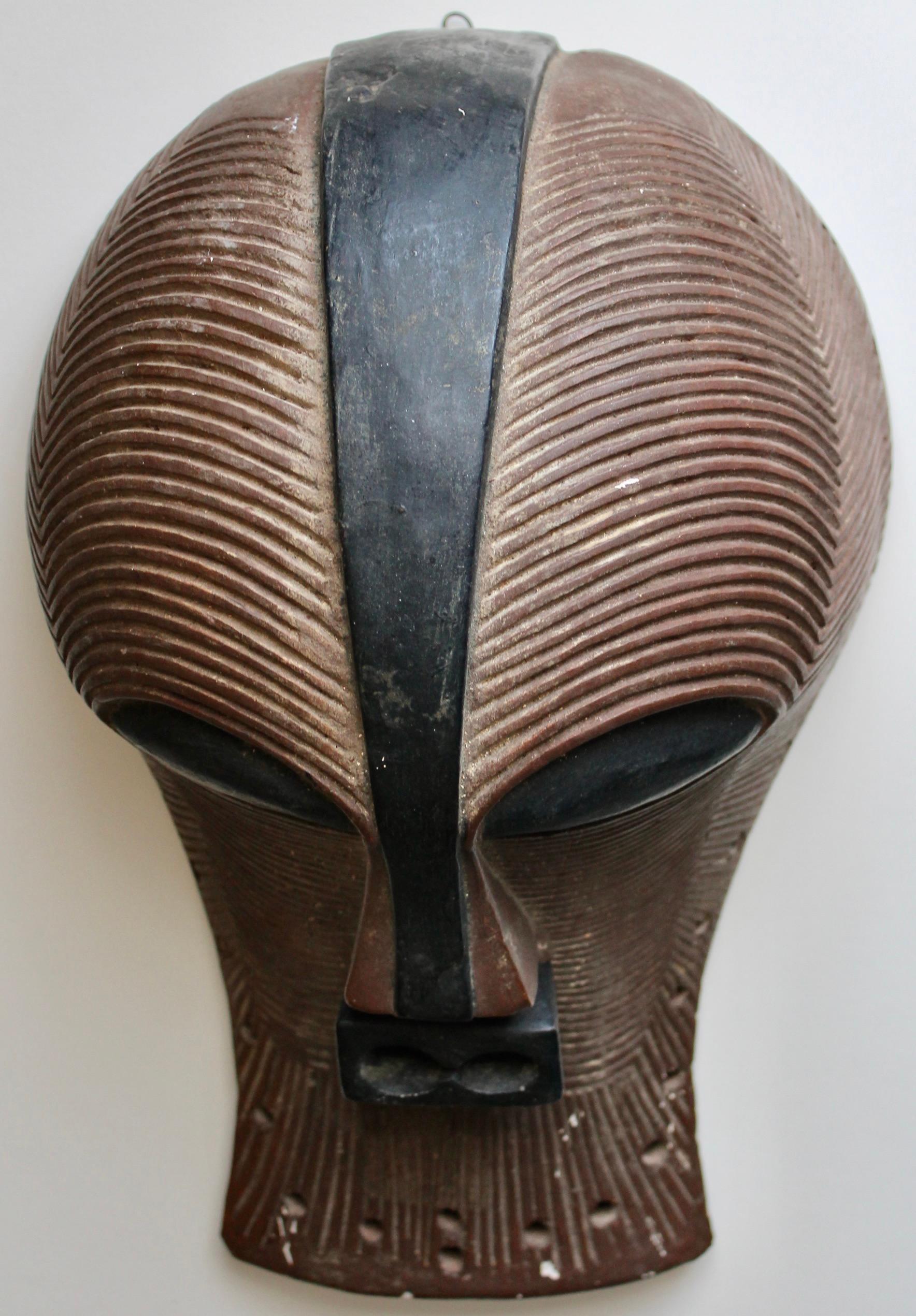 Songye Kifwebe Mask University Museum Plaster Cast For Sale 1