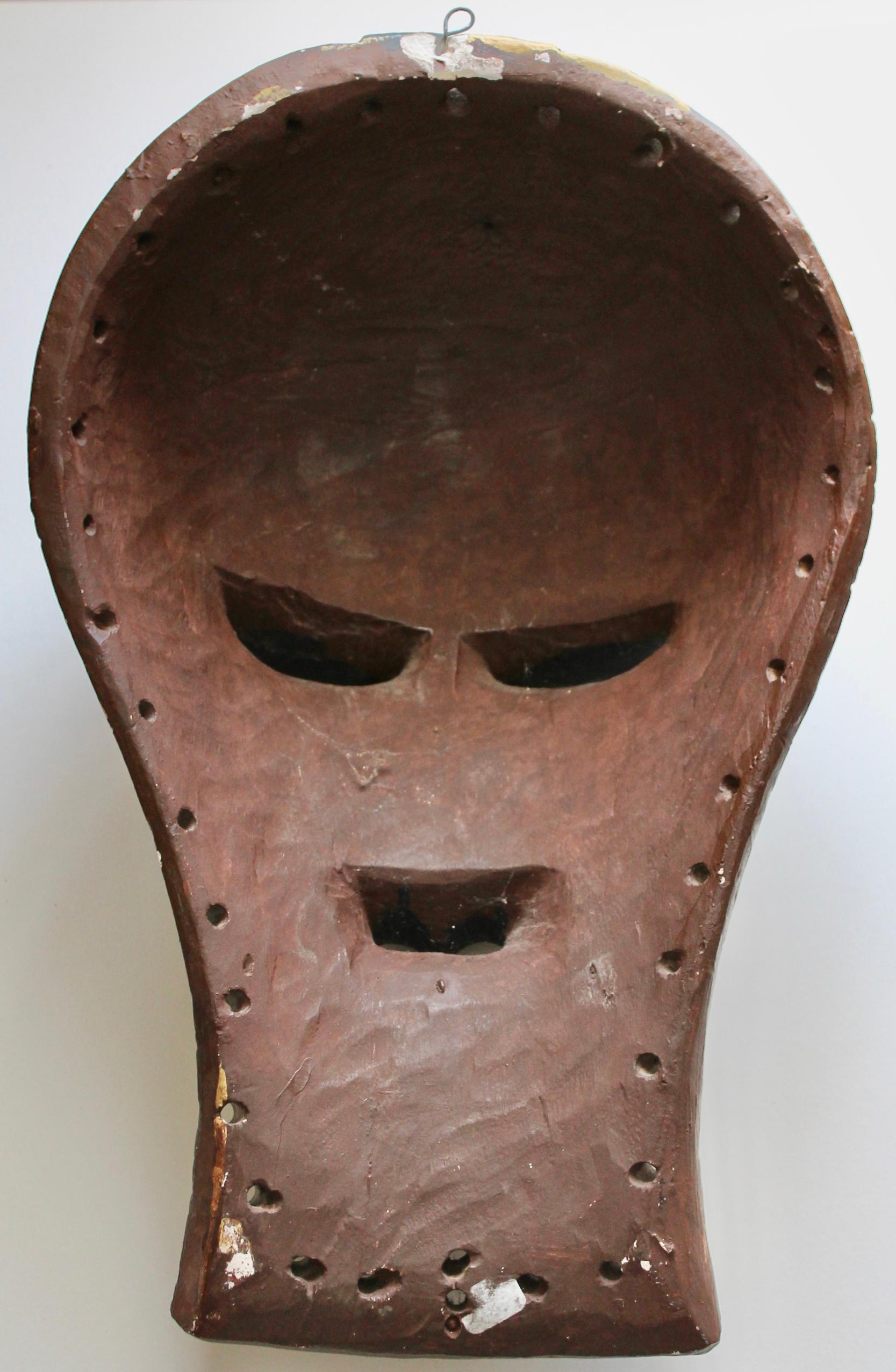 Songye Kifwebe Mask University Museum Plaster Cast For Sale 2
