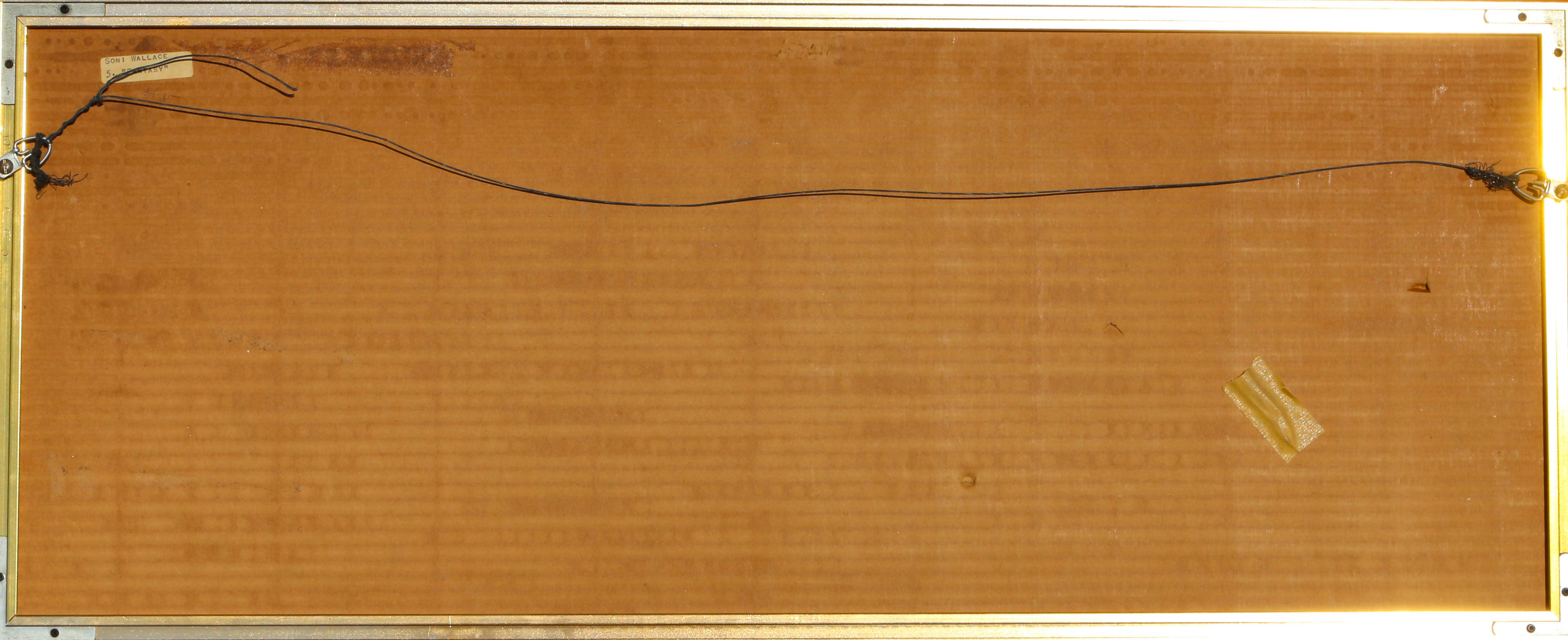 Fantasía, pintura expresionista abstracta en acuarela de Soni Wallace en venta 4