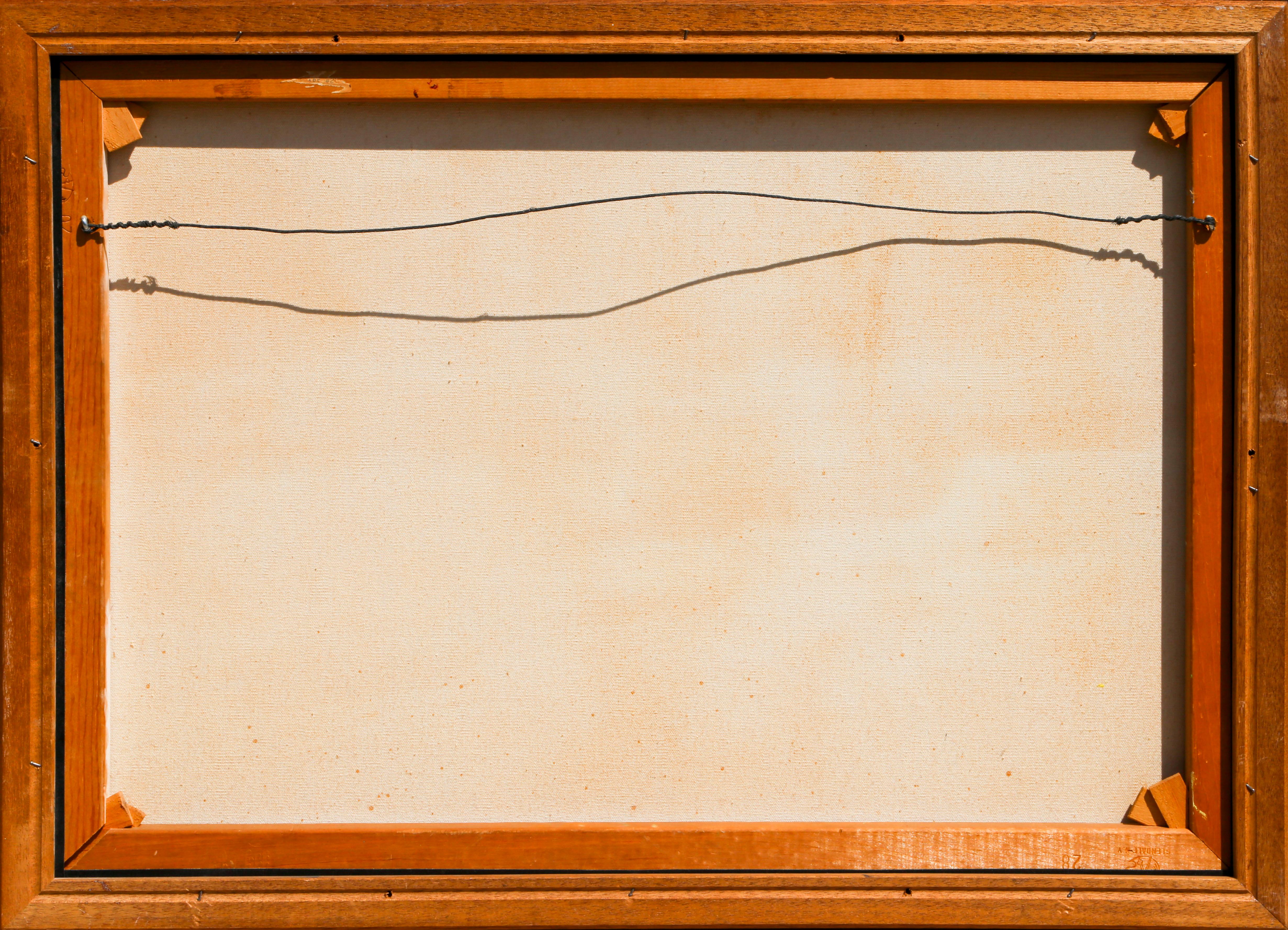 Leith Silent Bare, Pittura acrilica astratta su tela di Soni Wallace 3