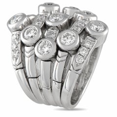 Sonia B. Bague en or blanc 18K avec 2,31ct de diamant