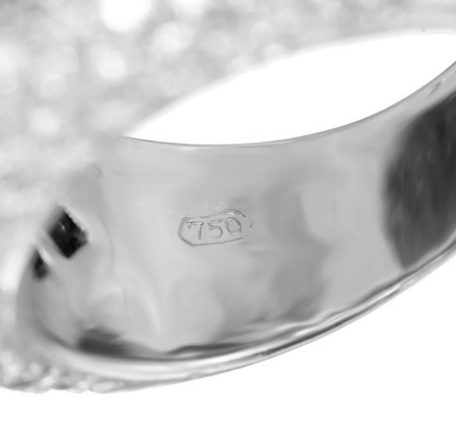 Sonia B 3.70 Carat Ruby Diamond Gold Dome Cocktail Band Ring In Excellent Condition For Sale In Stamford, CT