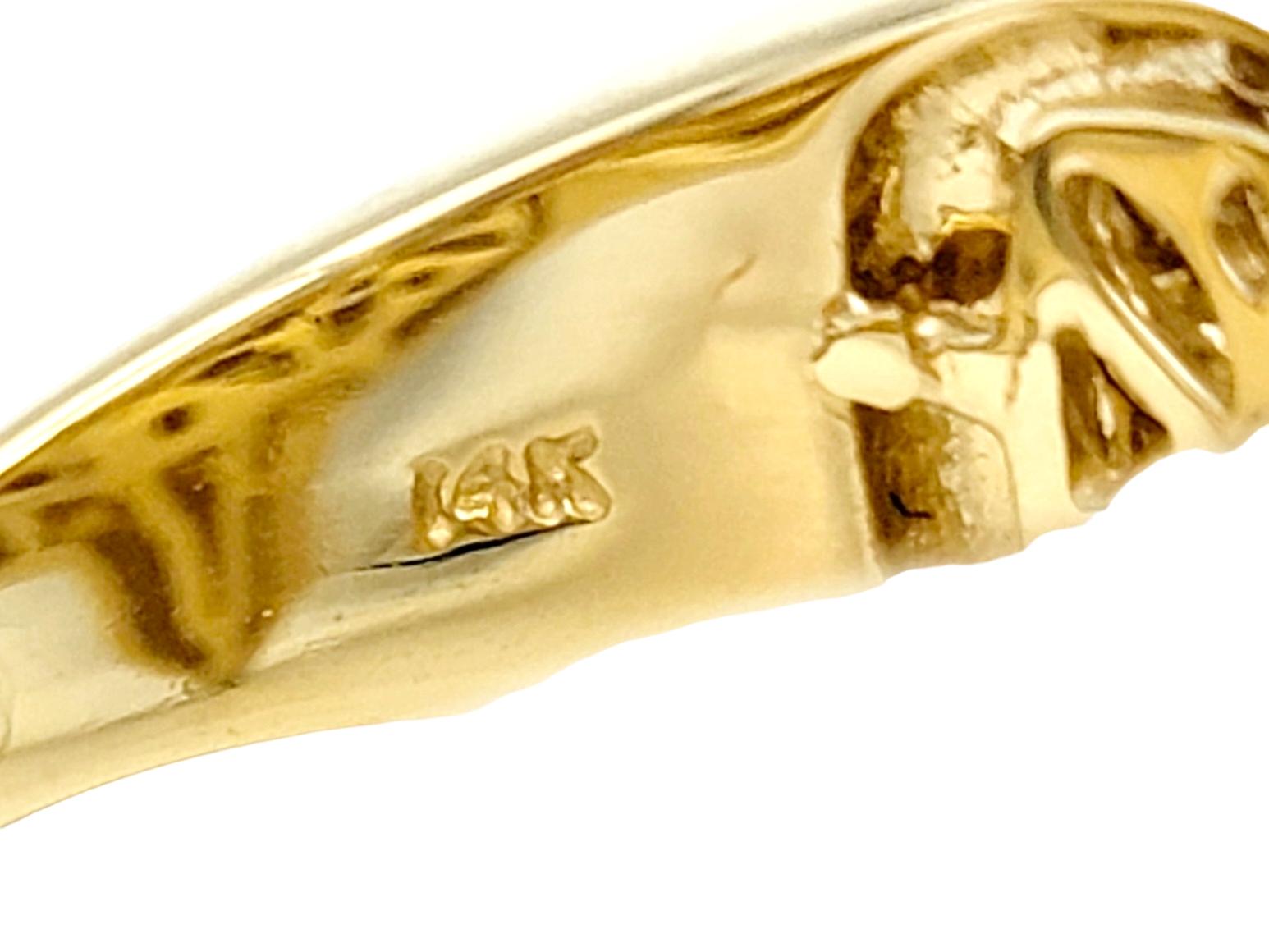 Sonia B. Designs 8,00 Karat Citrin und Diamant Chunky Gold Star Cocktail-Ring mit Sternmuster  im Angebot 2