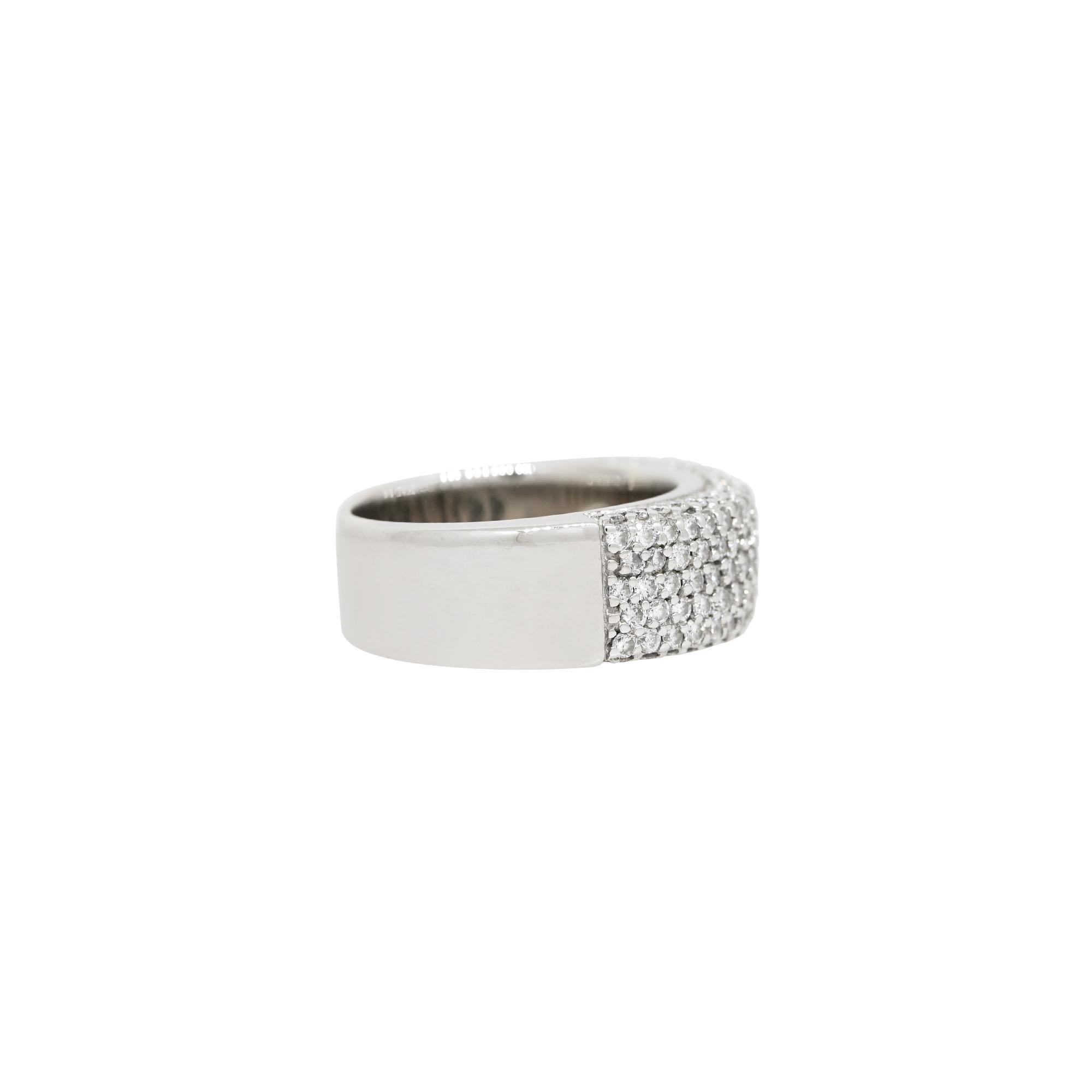 Sonia B. Natural 1.70 Carat Diamond Pave 18-Karat Fashion Ring In Stock In Excellent Condition For Sale In Boca Raton, FL