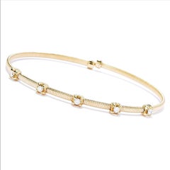 Sonia Bitton Flexible Diamond Cuff Bangle 0.25ctw