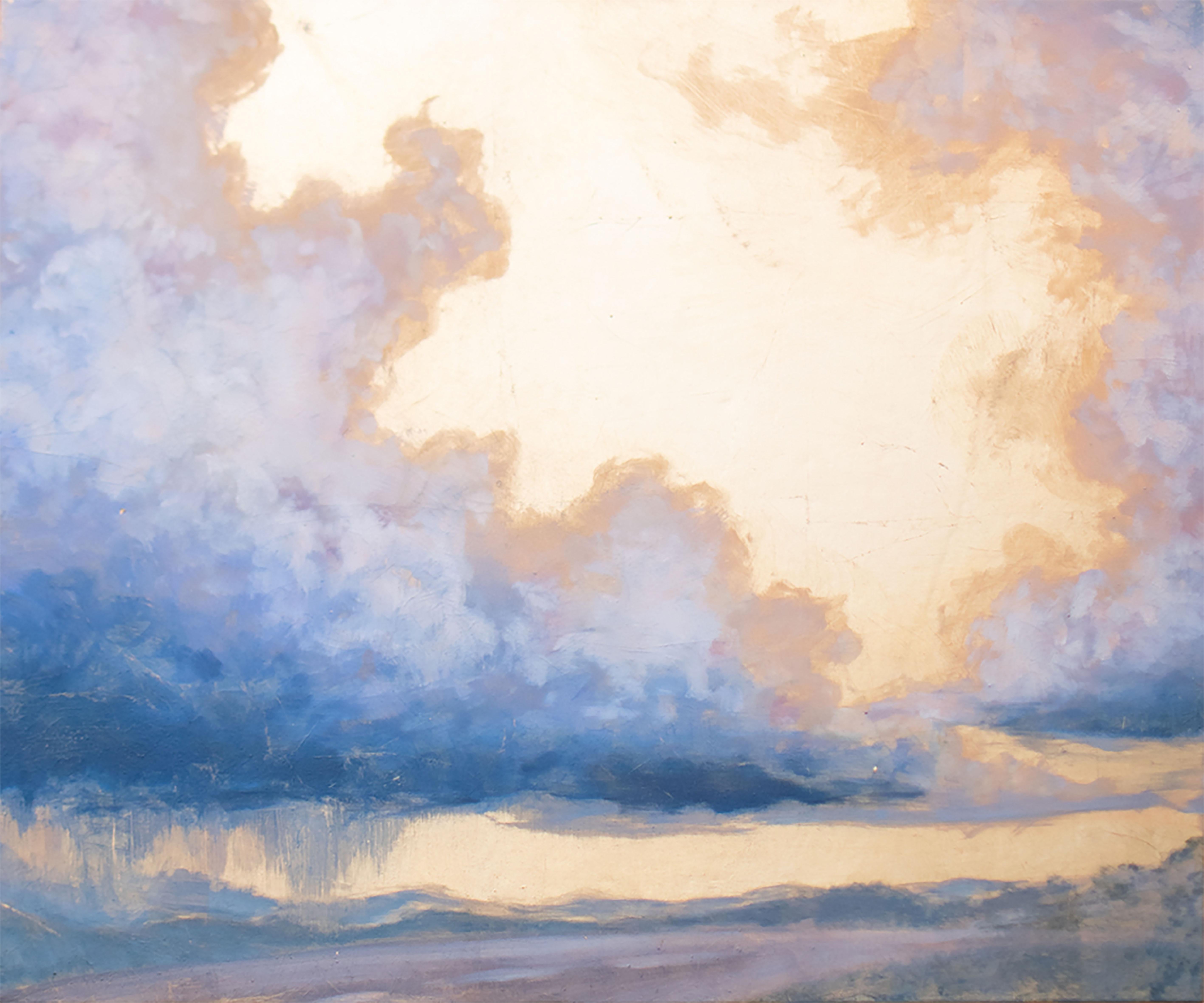 Sonia Bukhgalter Reflections contemporary cloud skyscape fresco