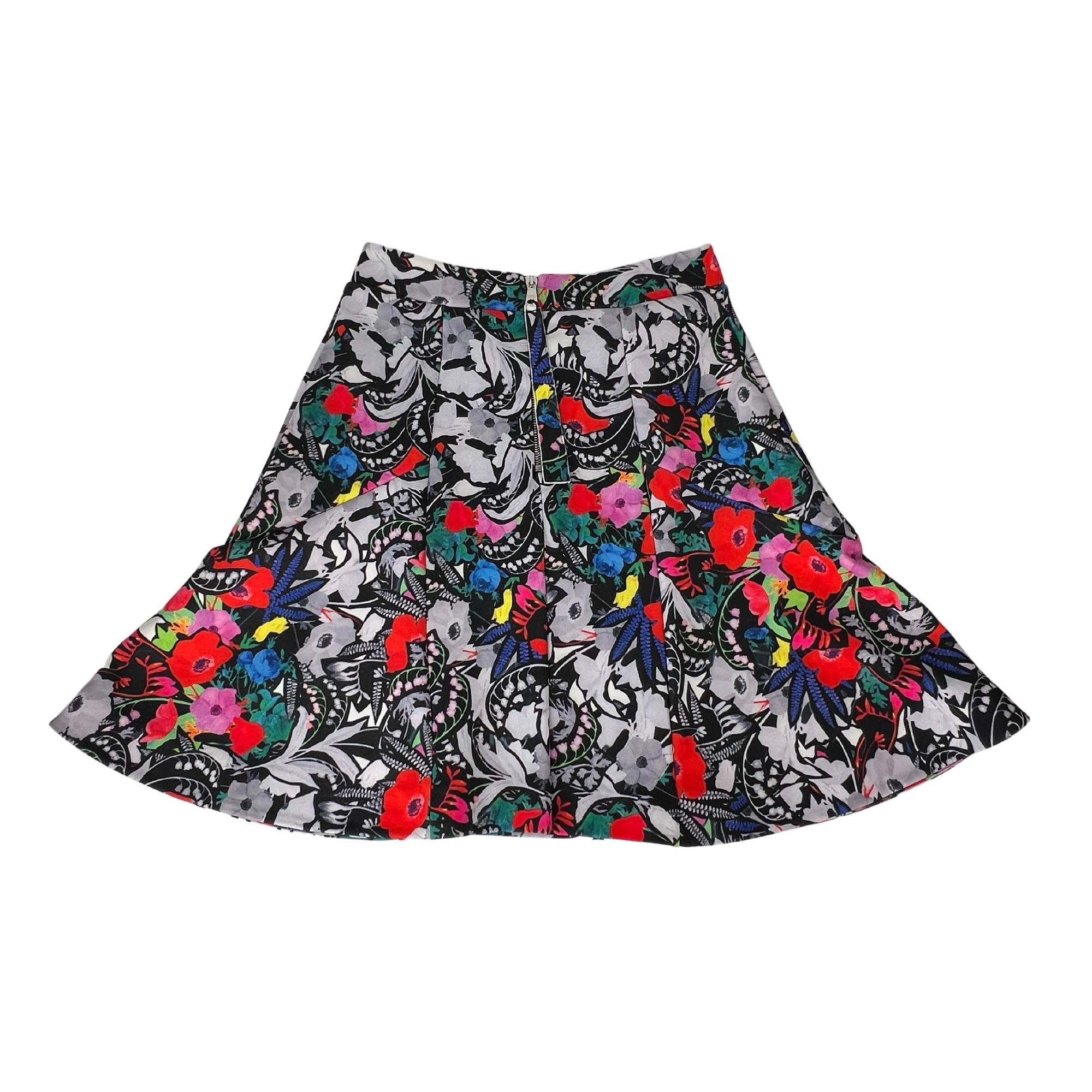 Sonia by Sonia Rykiel Floral Print Mini Skirt (Small) For Sale 2