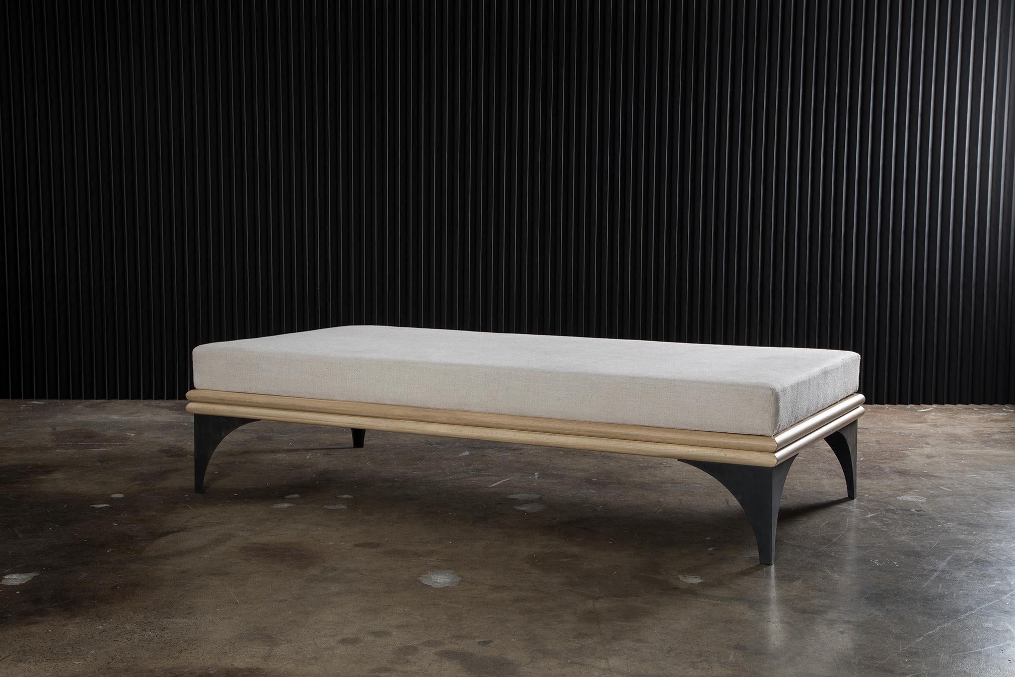 The daybed that started it all. Initially designed for her own home, Kelly was immediately inspired by the collaboration with her carpenter and decided to build on the concept. The Sonia Daybed is named after the French fashion designer, Sonia