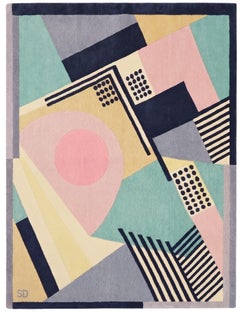 Sonia Delaunay, "1930" - Original Hand-tufted Wool Rug