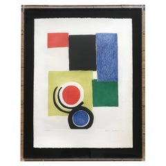 Sonia Delaunay Colored Lithograph Art Print