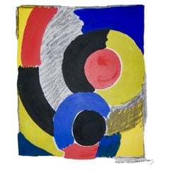 Lithographie „Composition“ von Sonia Delaunay