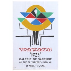 Jacques Damase Sonia Delaunay Galerie De Varenne Poster "1925", circa 1975 