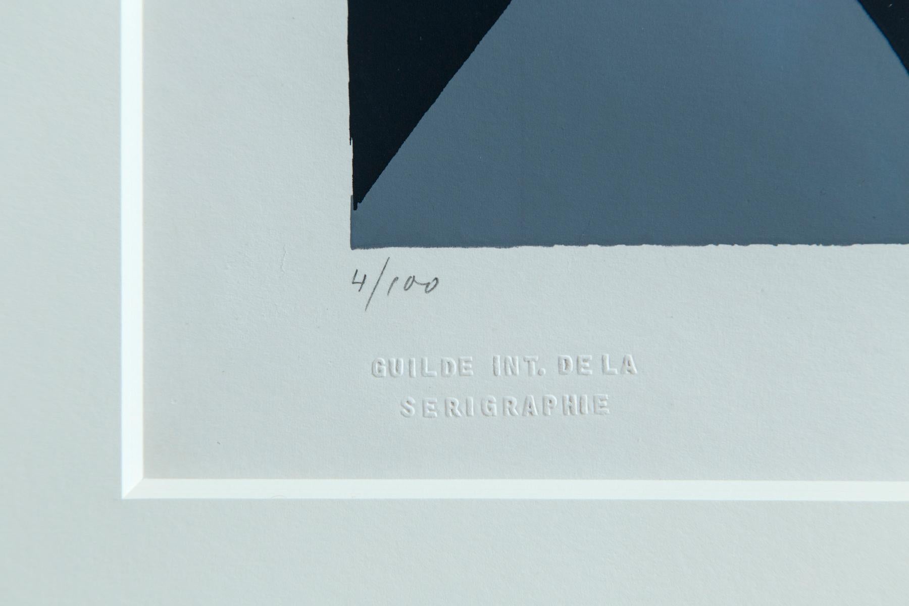 Sonia Delaunay Geometrische Edition Signierte Lithographie (Ukrainisch)