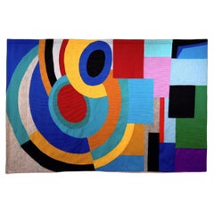 Sonia Delaunay, "Icare" 1971 Original Hand-woven Tapestry