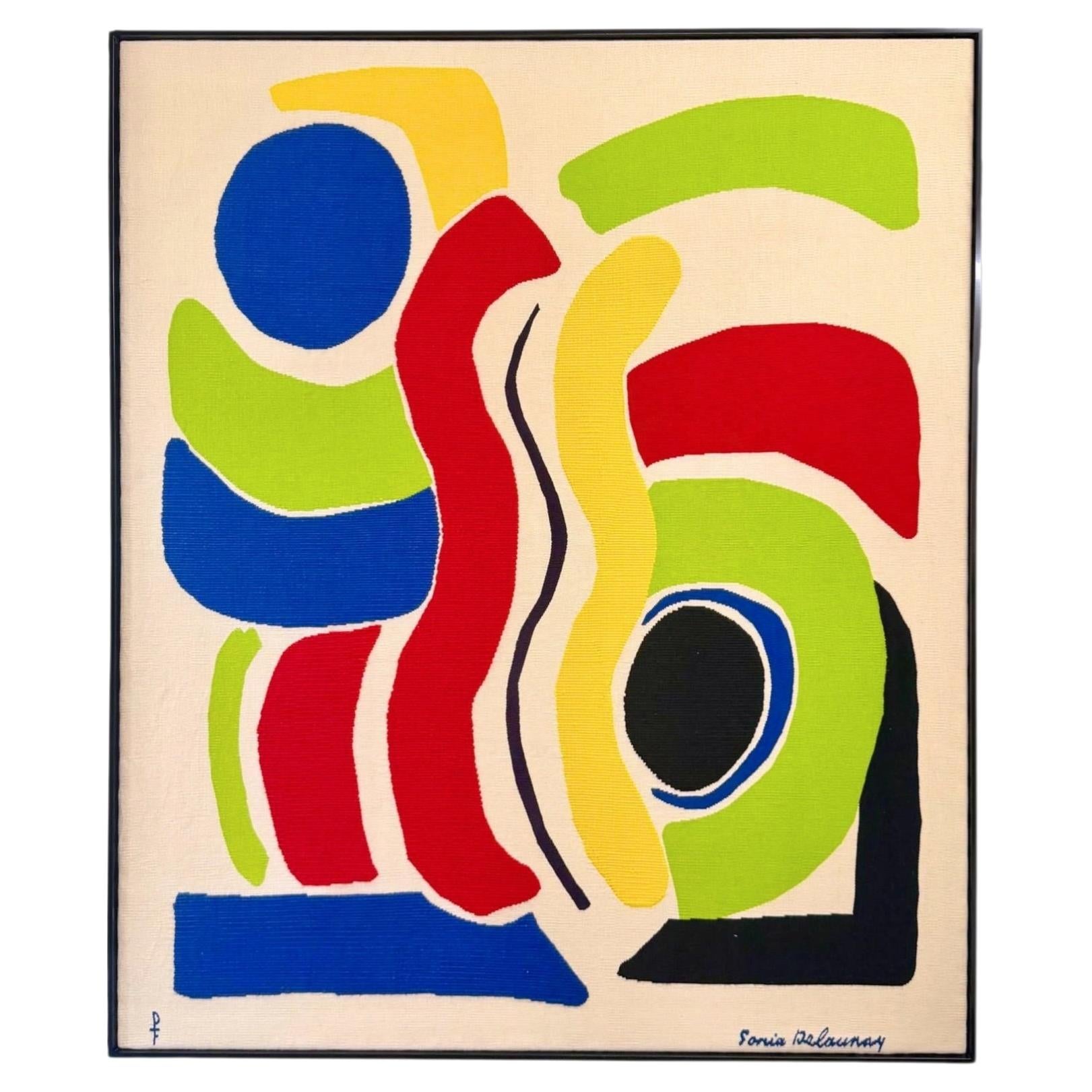 Sonia Delaunay -"Les jeux d’enfants" - French Wool Tapestry