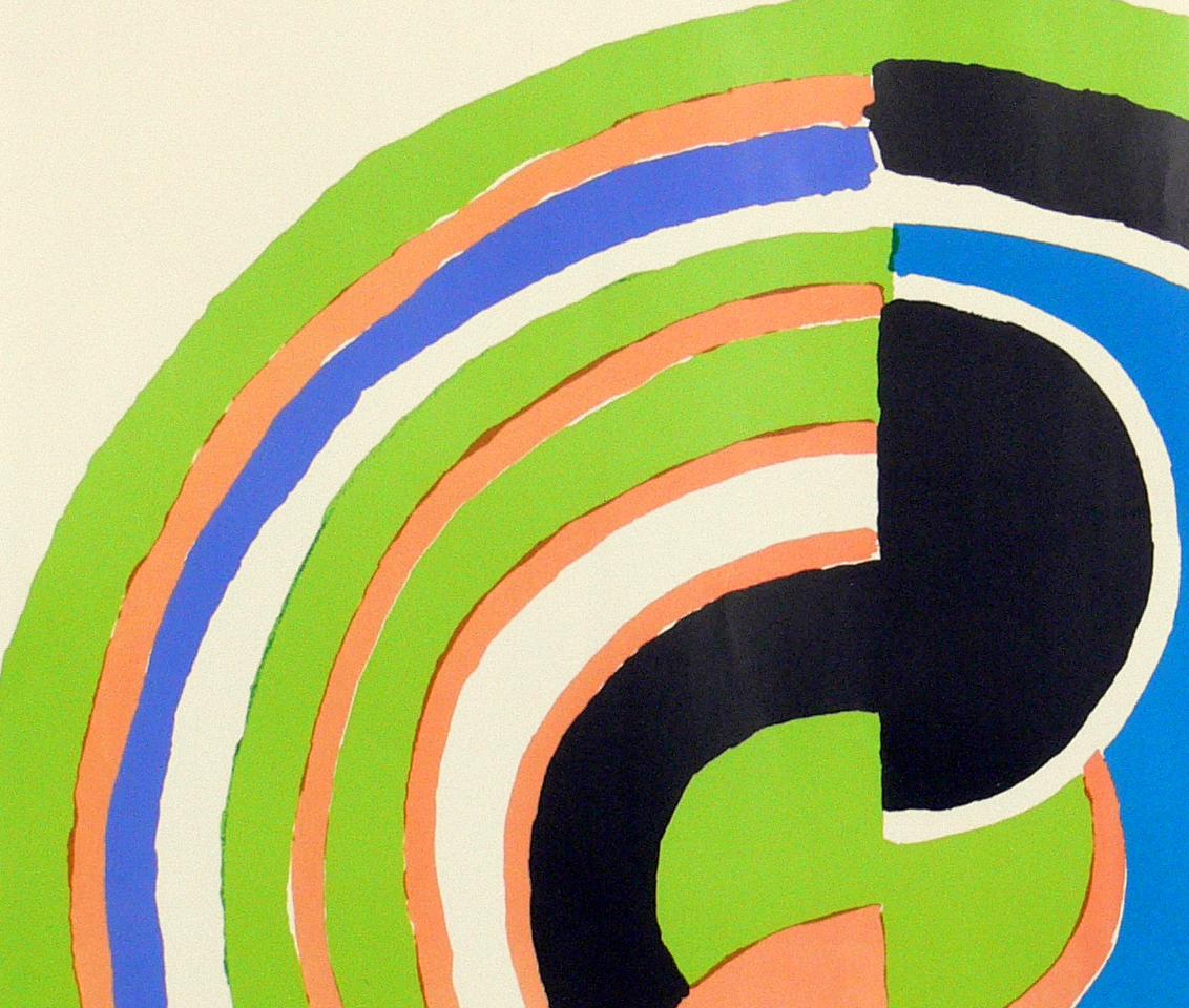 Mid-Century Modern Sonia Delaunay Lithograph 