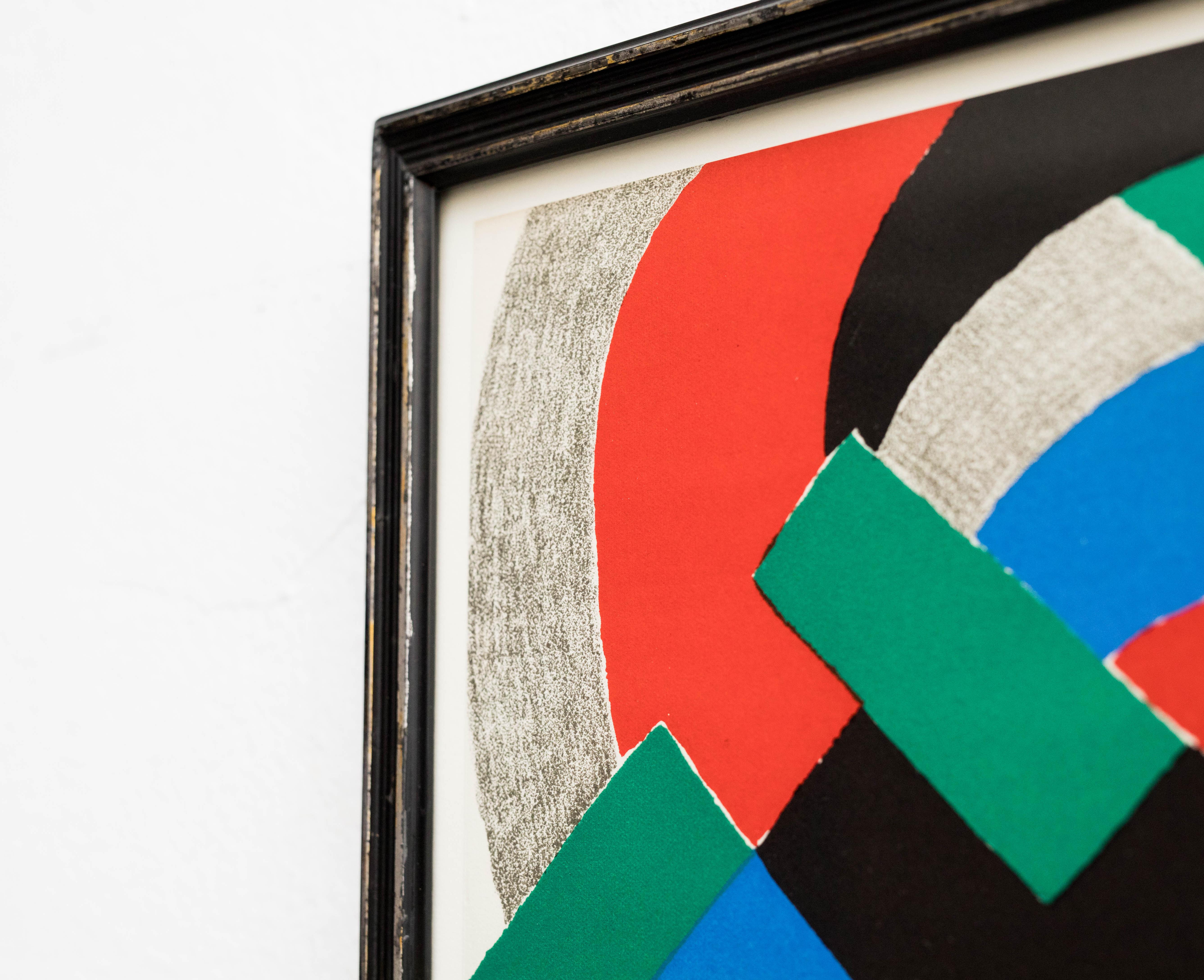Mid-Century Modern Sonia Delaunay Lithography