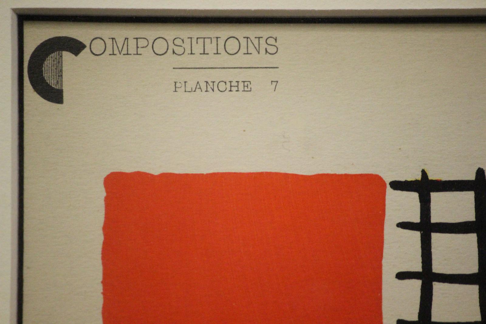Sonia Delaunay 1930 Compositions Couleurs Idees Pochoir n° 7 en vente 1