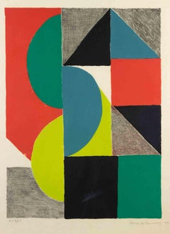 A Color Composition - Lithograph by Sonia Delaunay - 1969
