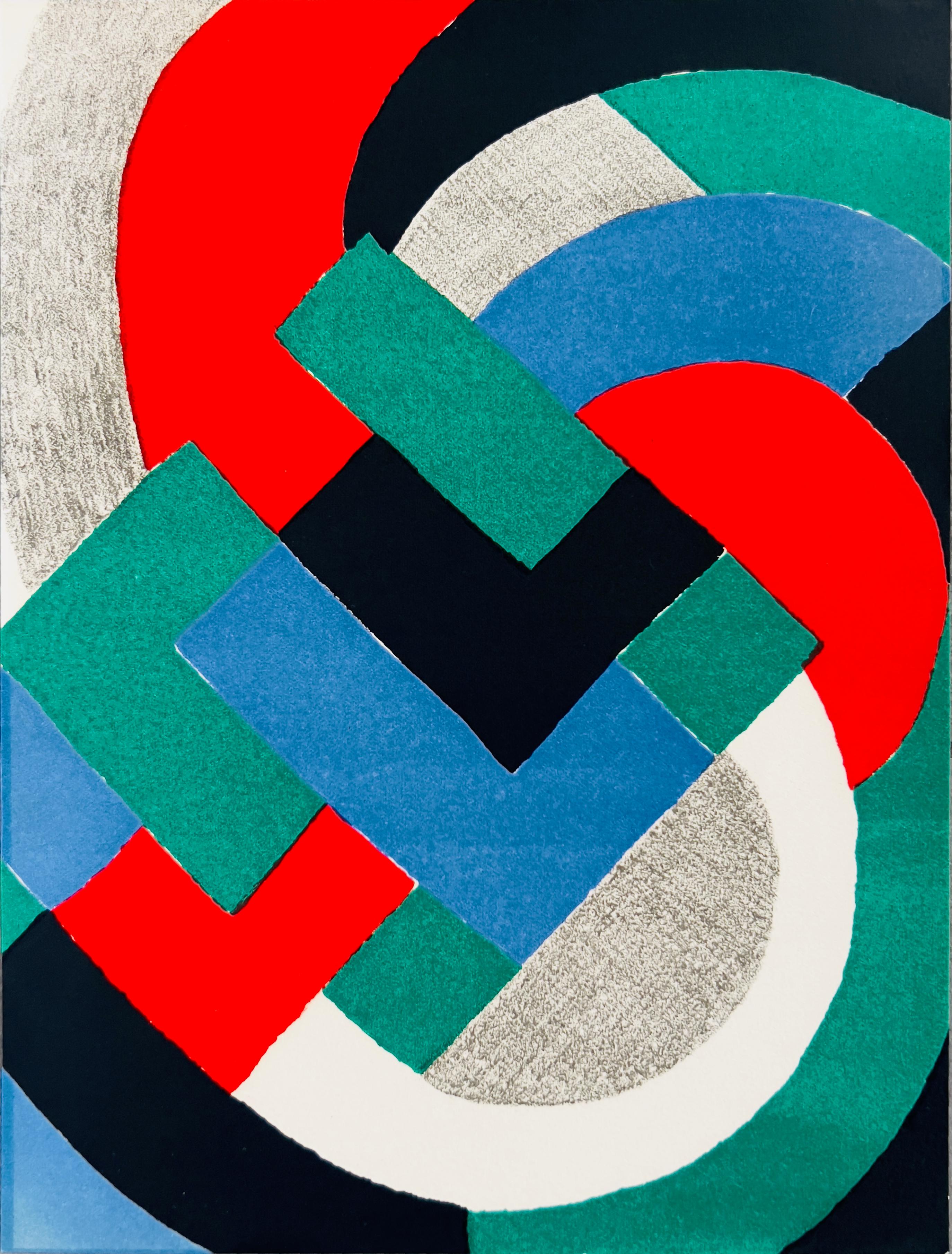 Sonia Delaunay Print – Abstrakte Komposition