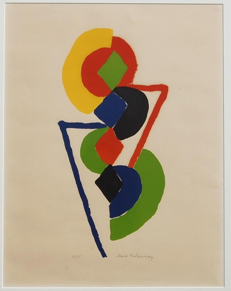 Sonia Delaunay Abstract Print - Abstract Geometric