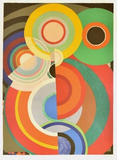 Automne, lithographie originale de Sonia Delaunay, 1965 environ