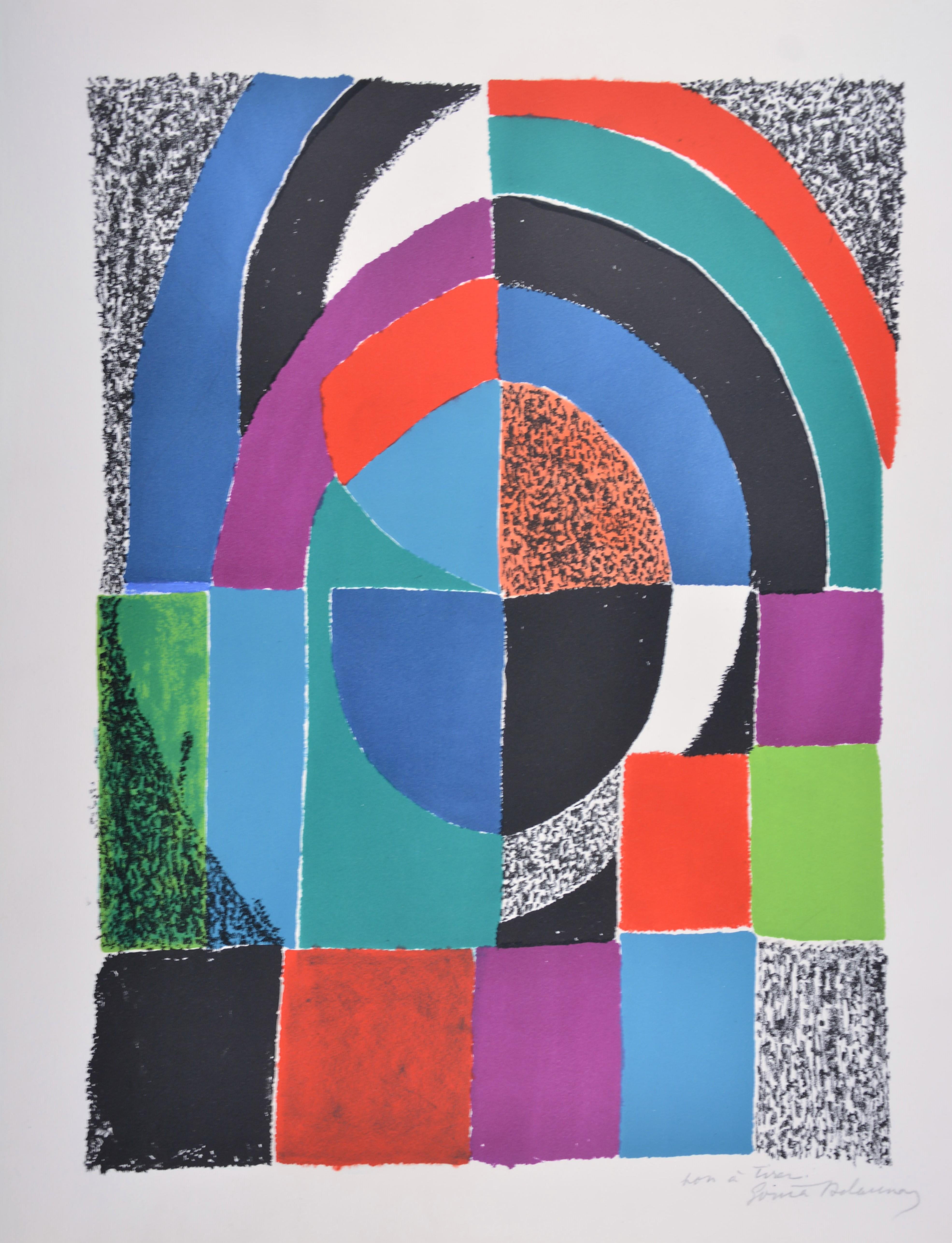 Abstract Print Sonia Delaunay - Cathédrale