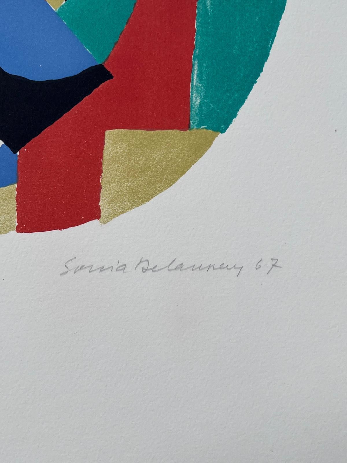 Cible II - Print Astratto di Sonia Delaunay