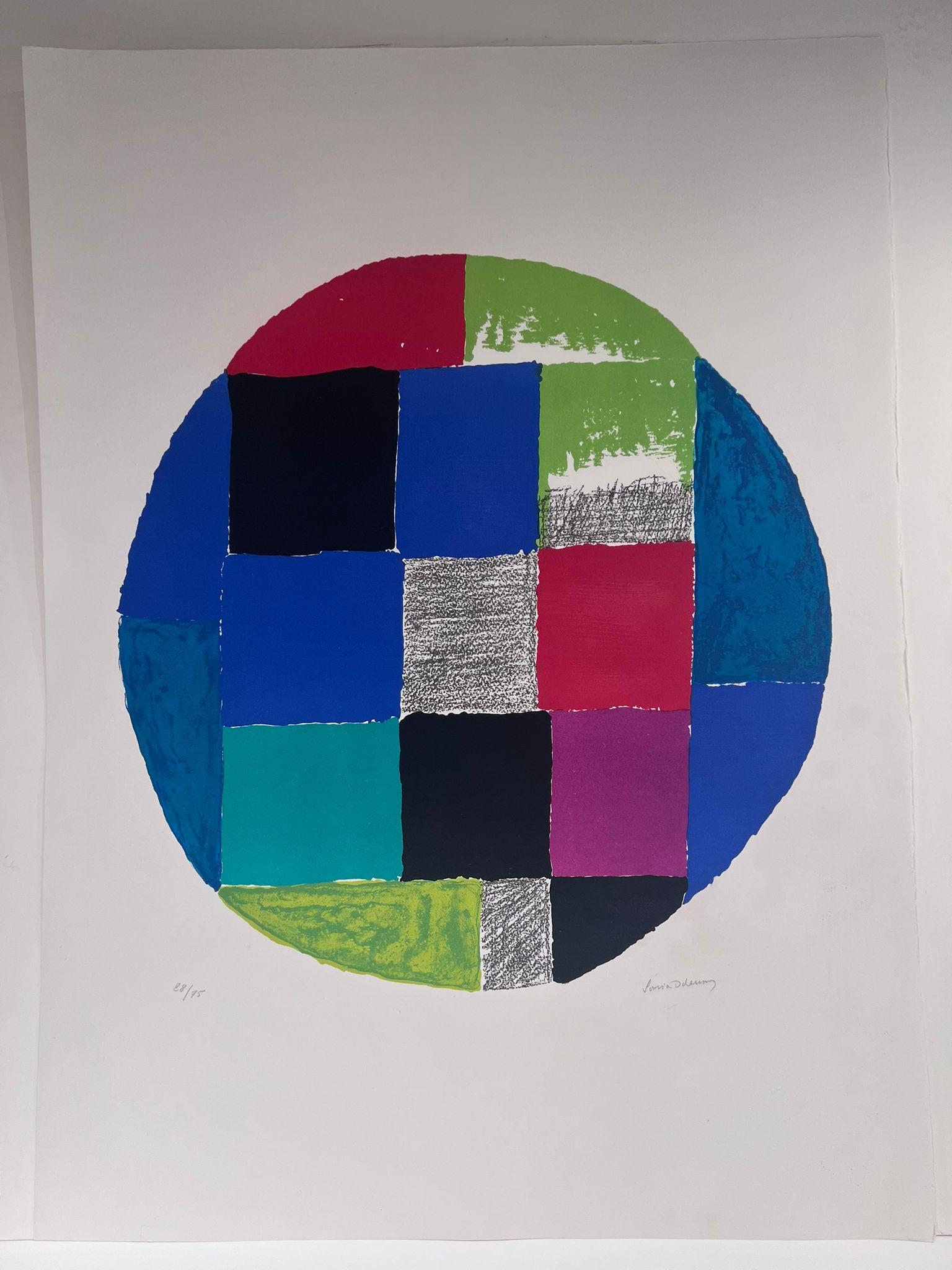 Composition circulaire - Print de Sonia Delaunay