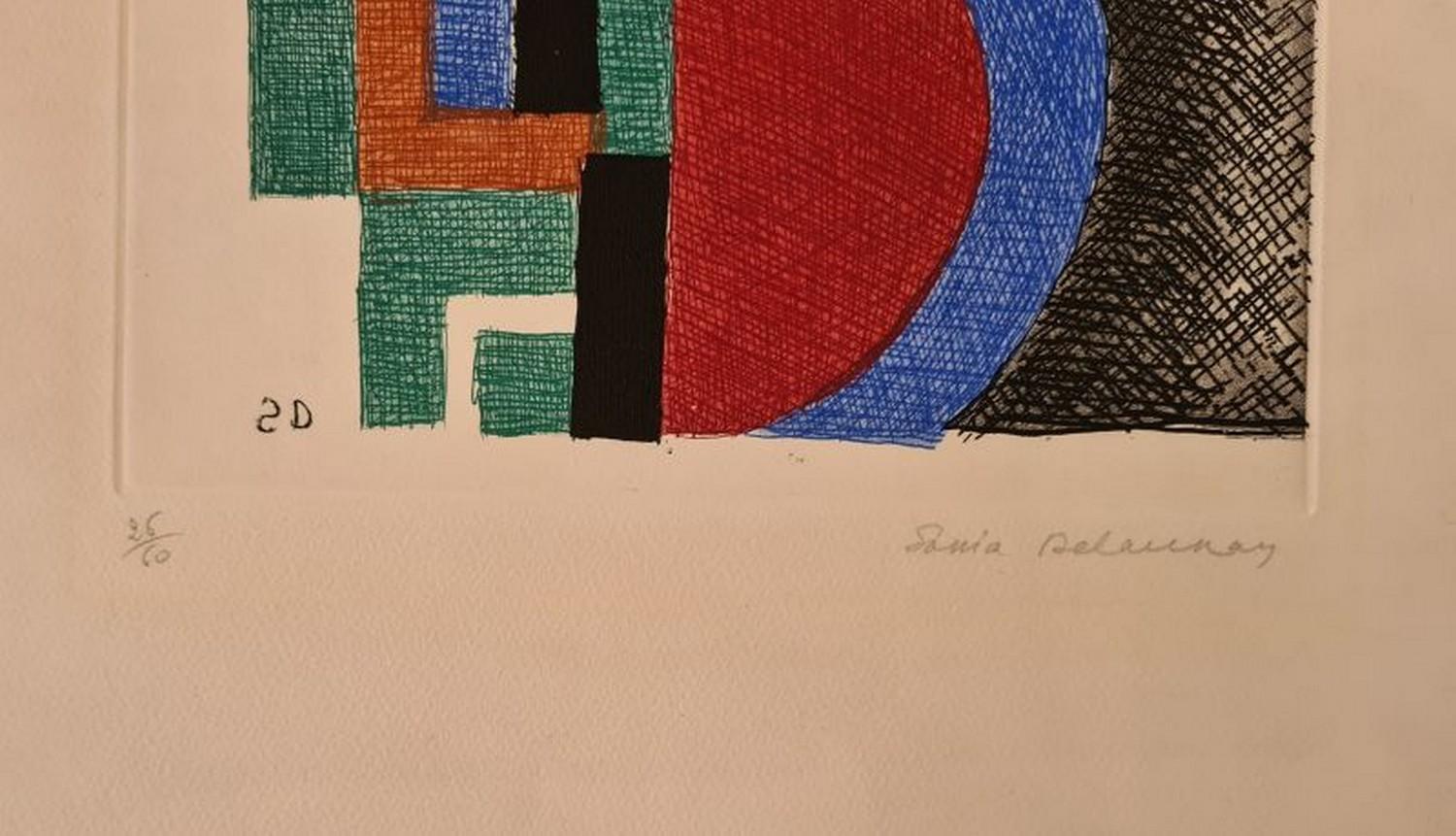 Composition  - Print by Sonia Delaunay