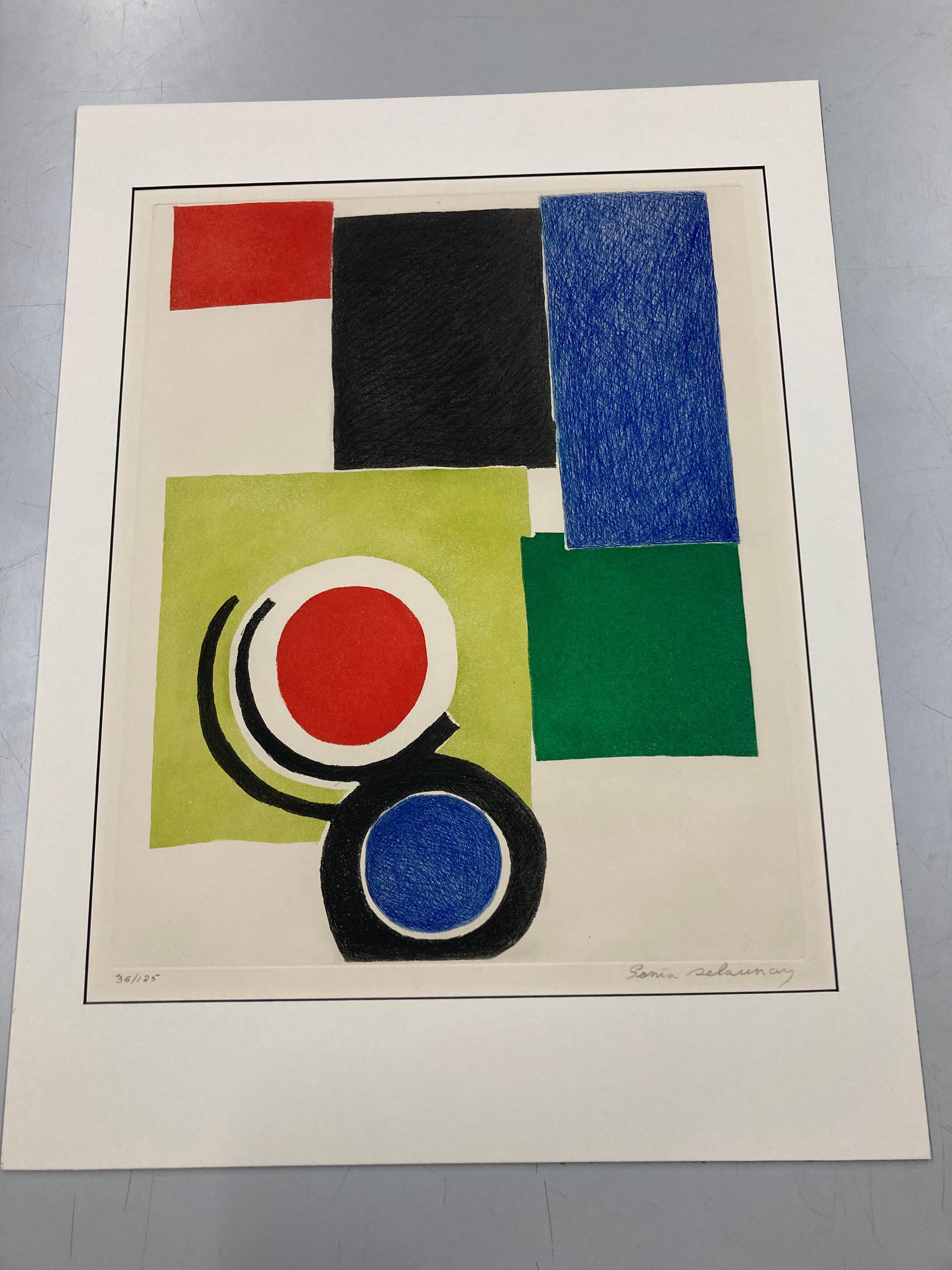 Composition polychrome - Print by Sonia Delaunay