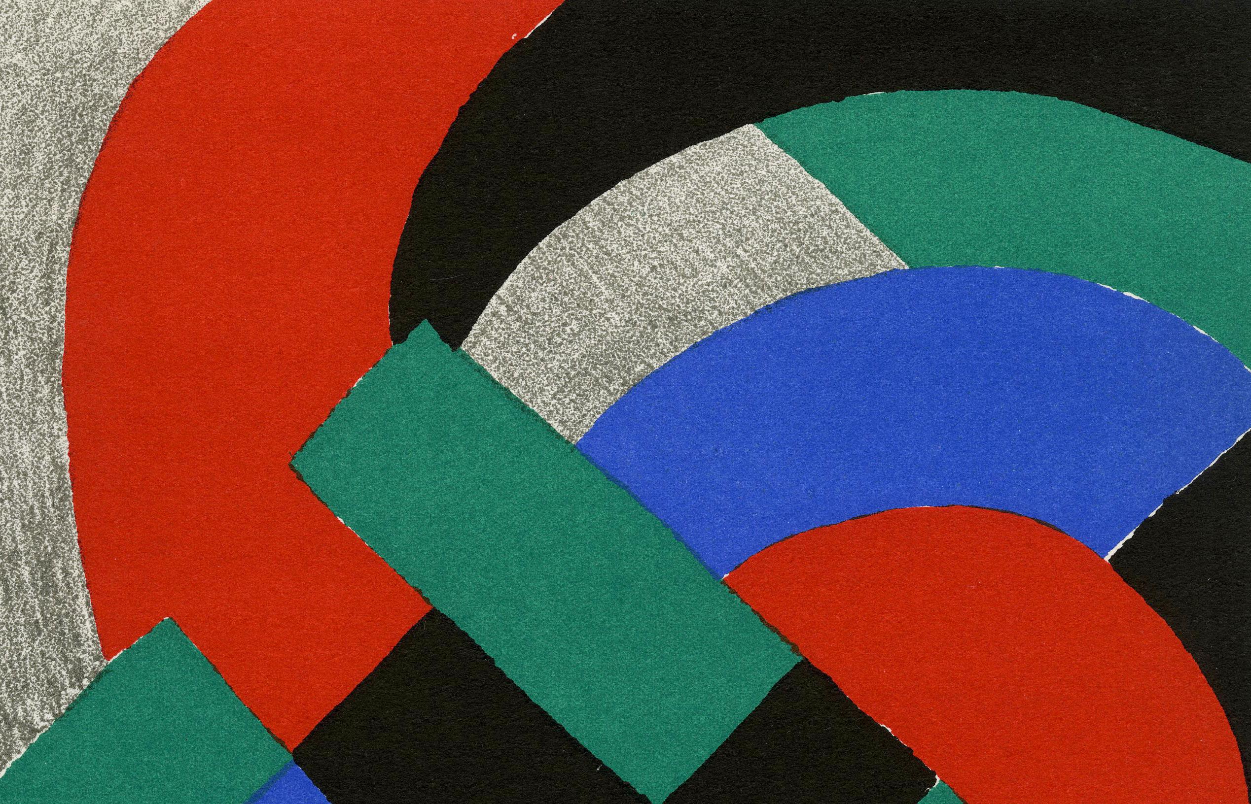 Composition pour XXe Siècle - Print by Sonia Delaunay