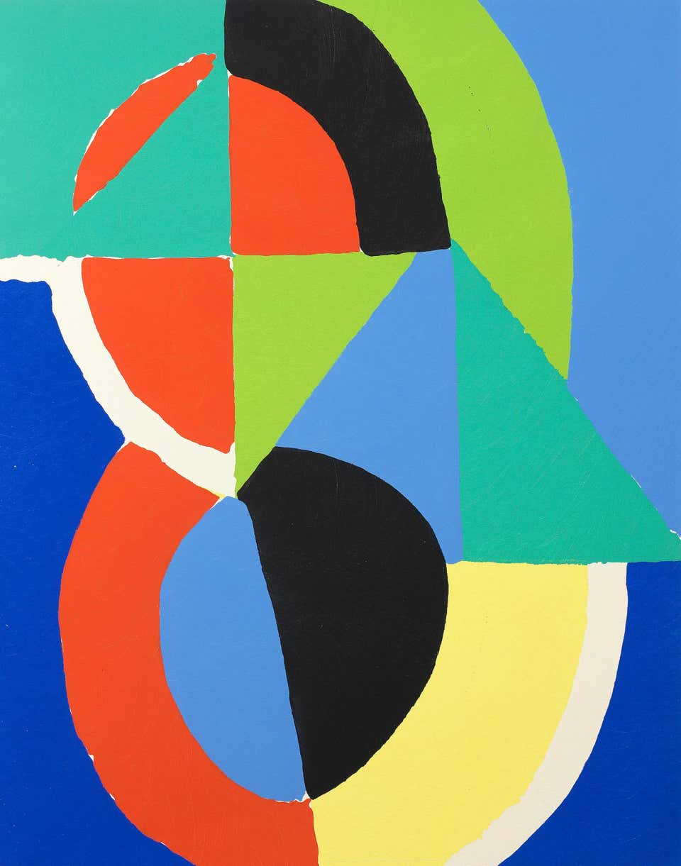 Sonia Delaunay, Untitled, from XXe Siecle, 1956