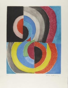 Composition with Semi-Circles