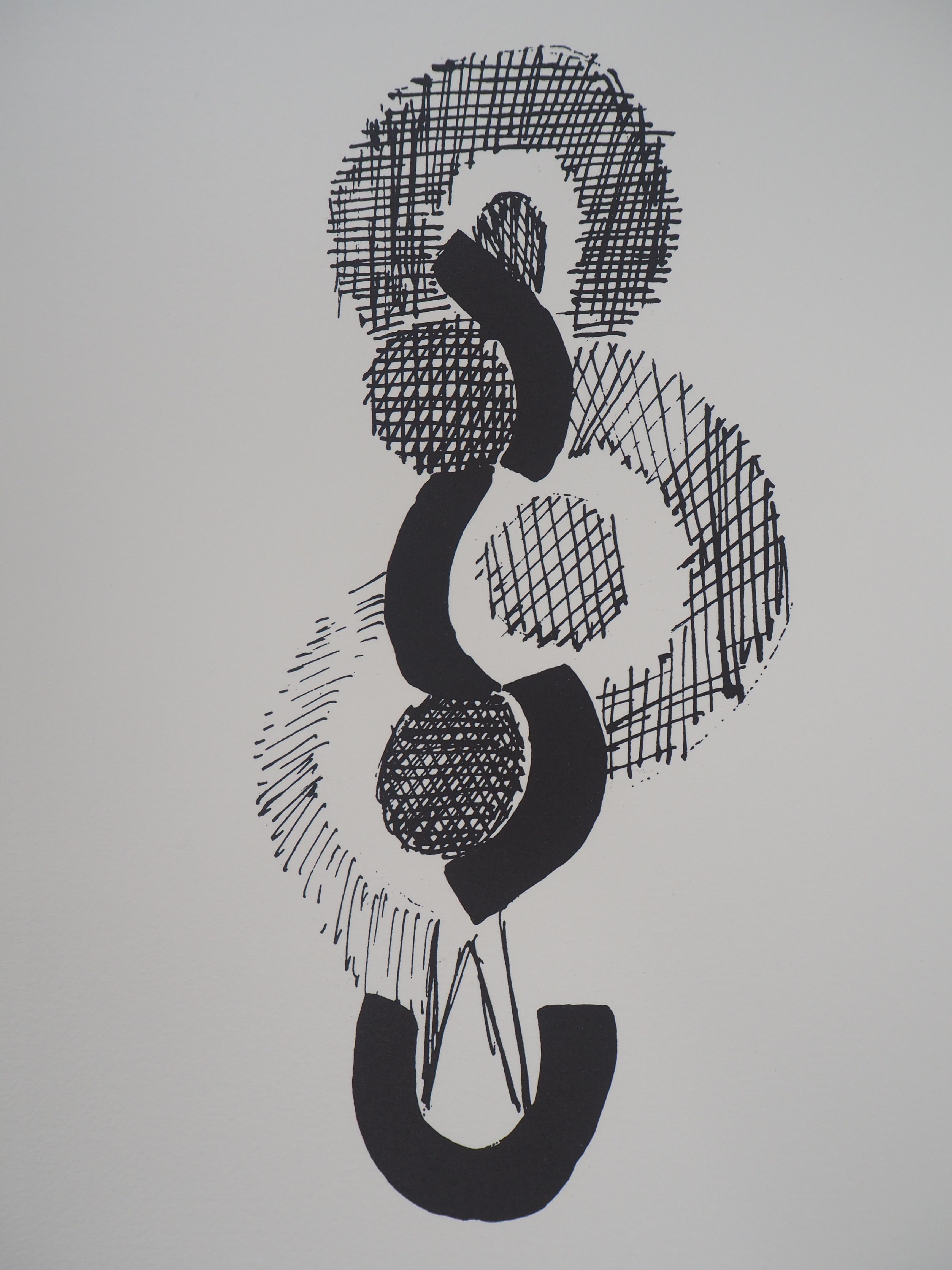  Danse, Rythm sans fin - 1923 - Lithographie - Abstrait Print par Sonia Delaunay
