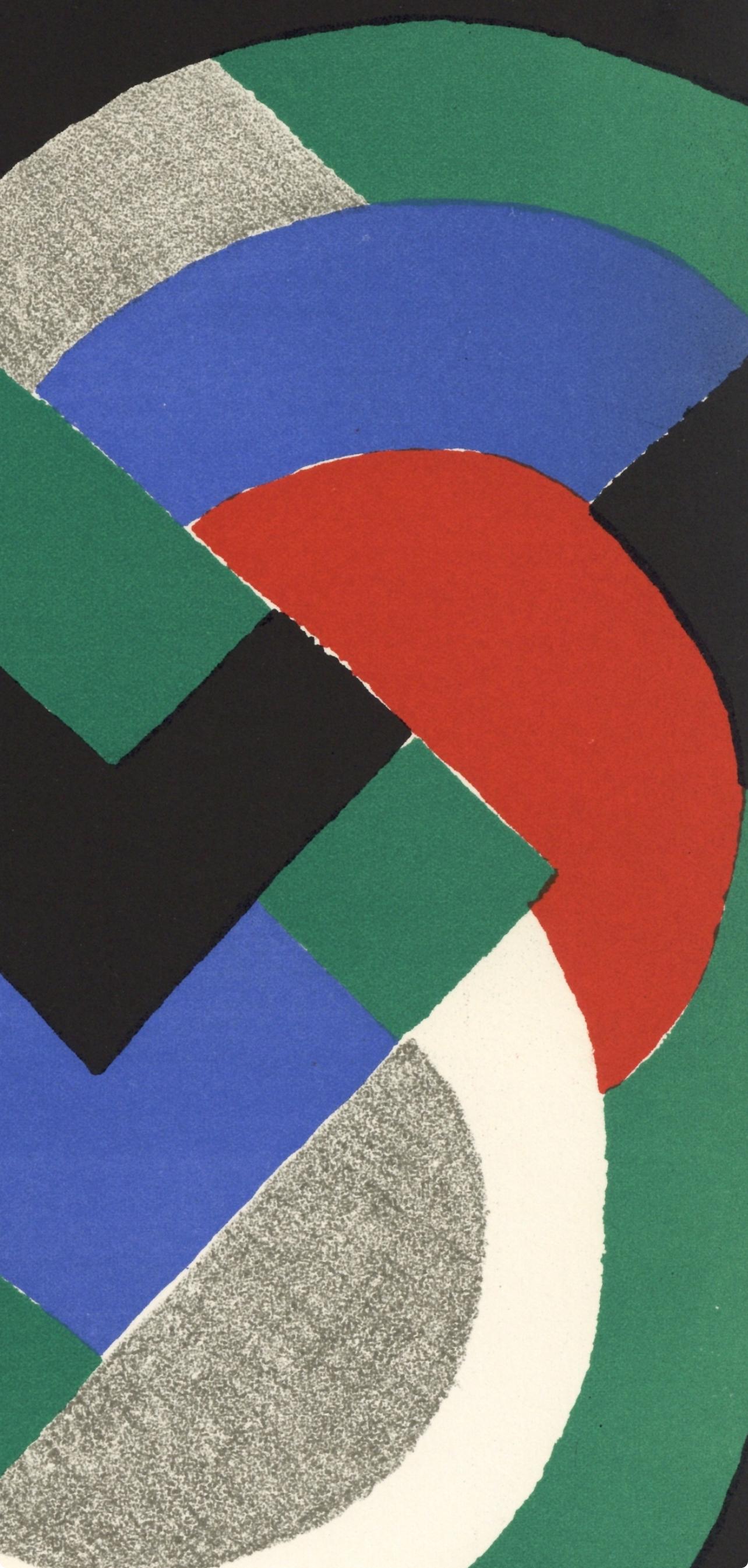 Delaunay, Komposition, XXe Siècle (nach) (Moderne), Print, von Sonia Delaunay