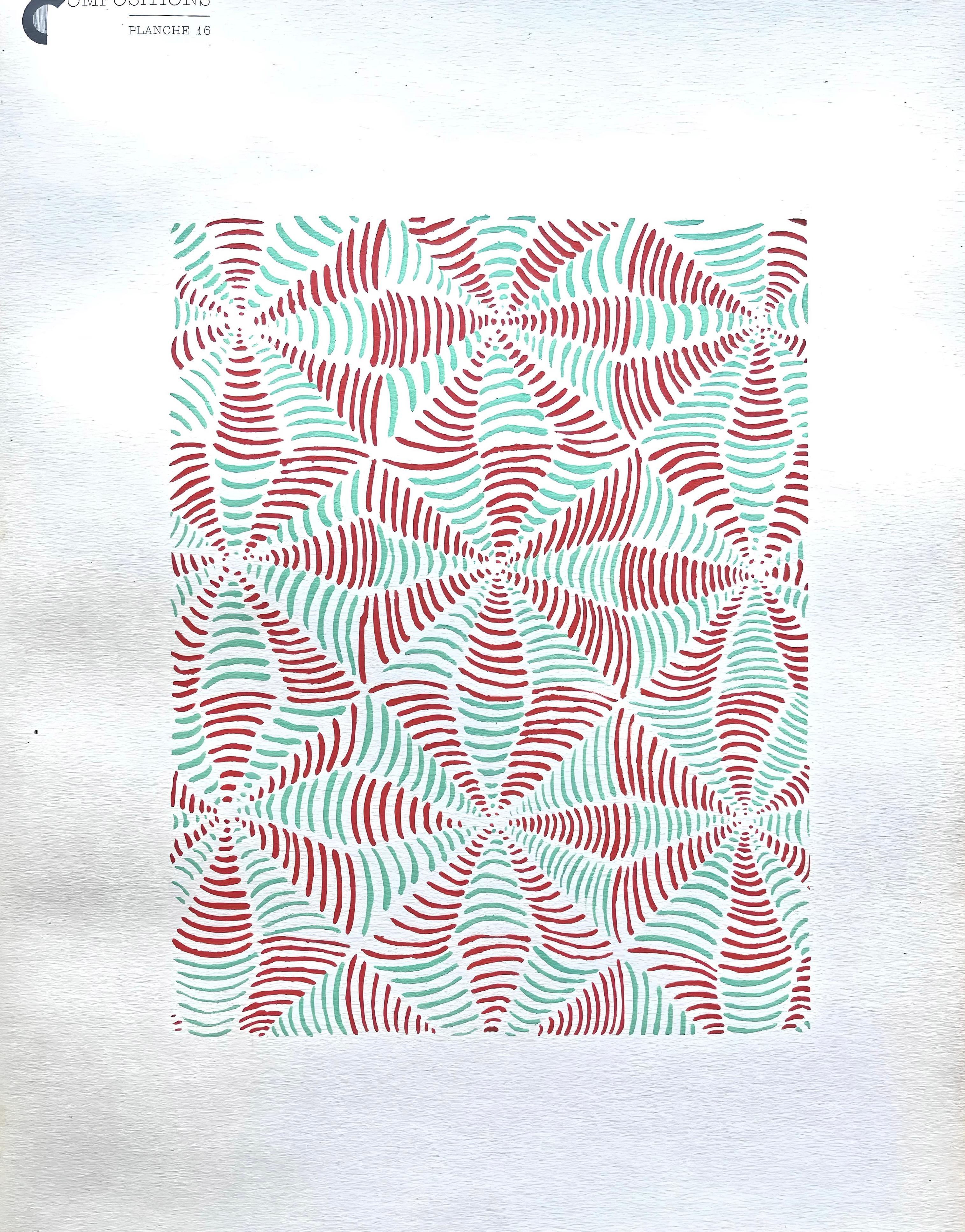 Delaunay, Planche No. 16, Compositions, couleurs, idées: Sonia Delaunay (after) For Sale 4