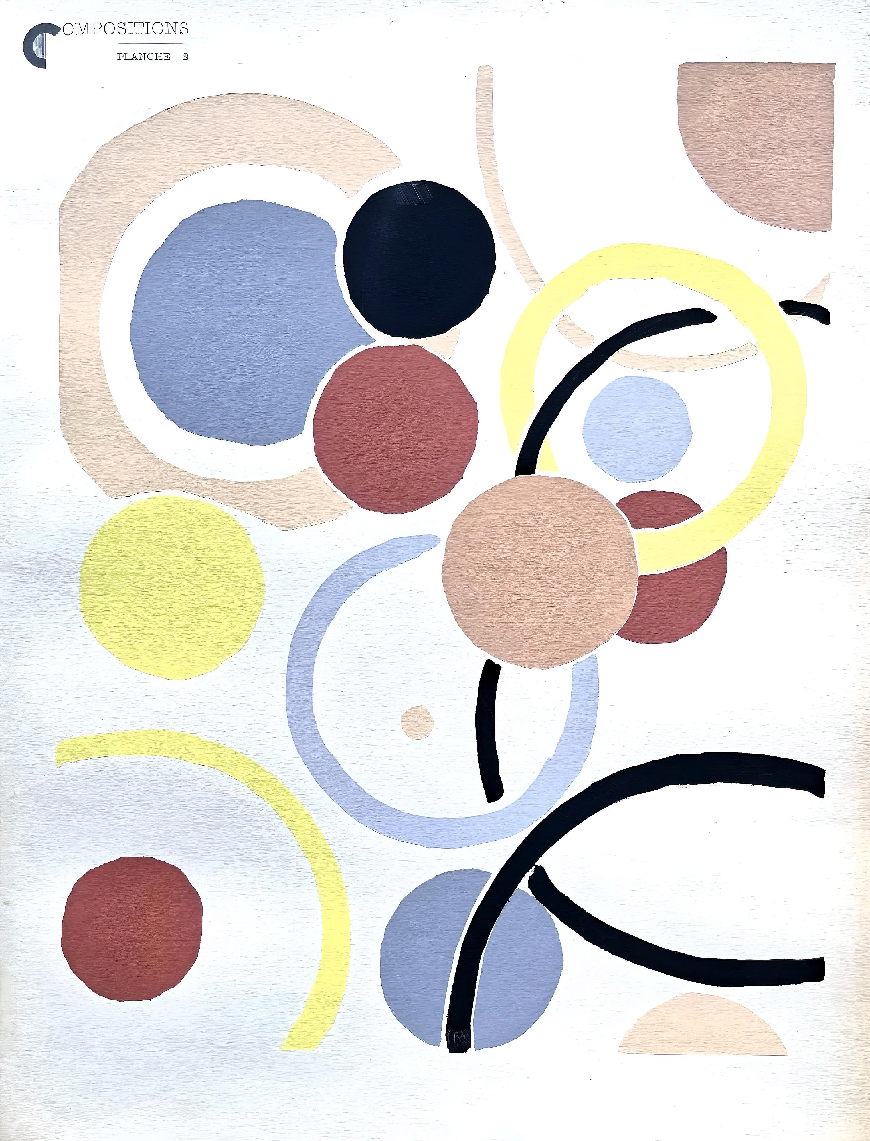 Delaunay, Planche No. 2, Compositions, couleurs, idées: Sonia Delaunay (after) For Sale 4