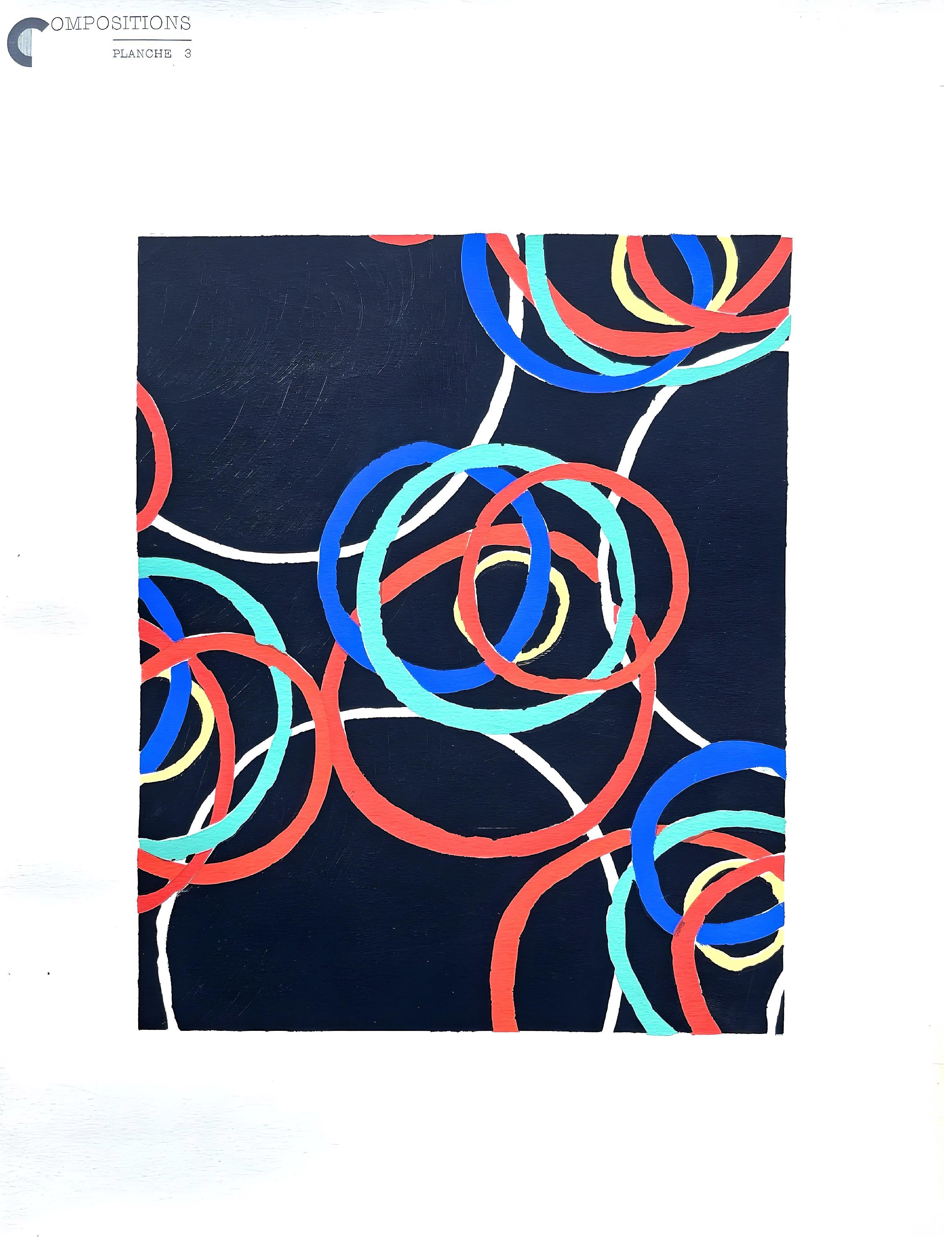 Delaunay, Planche No. 3, Compositions, couleurs, idées : Sonia Delaunay (d'après) en vente 5