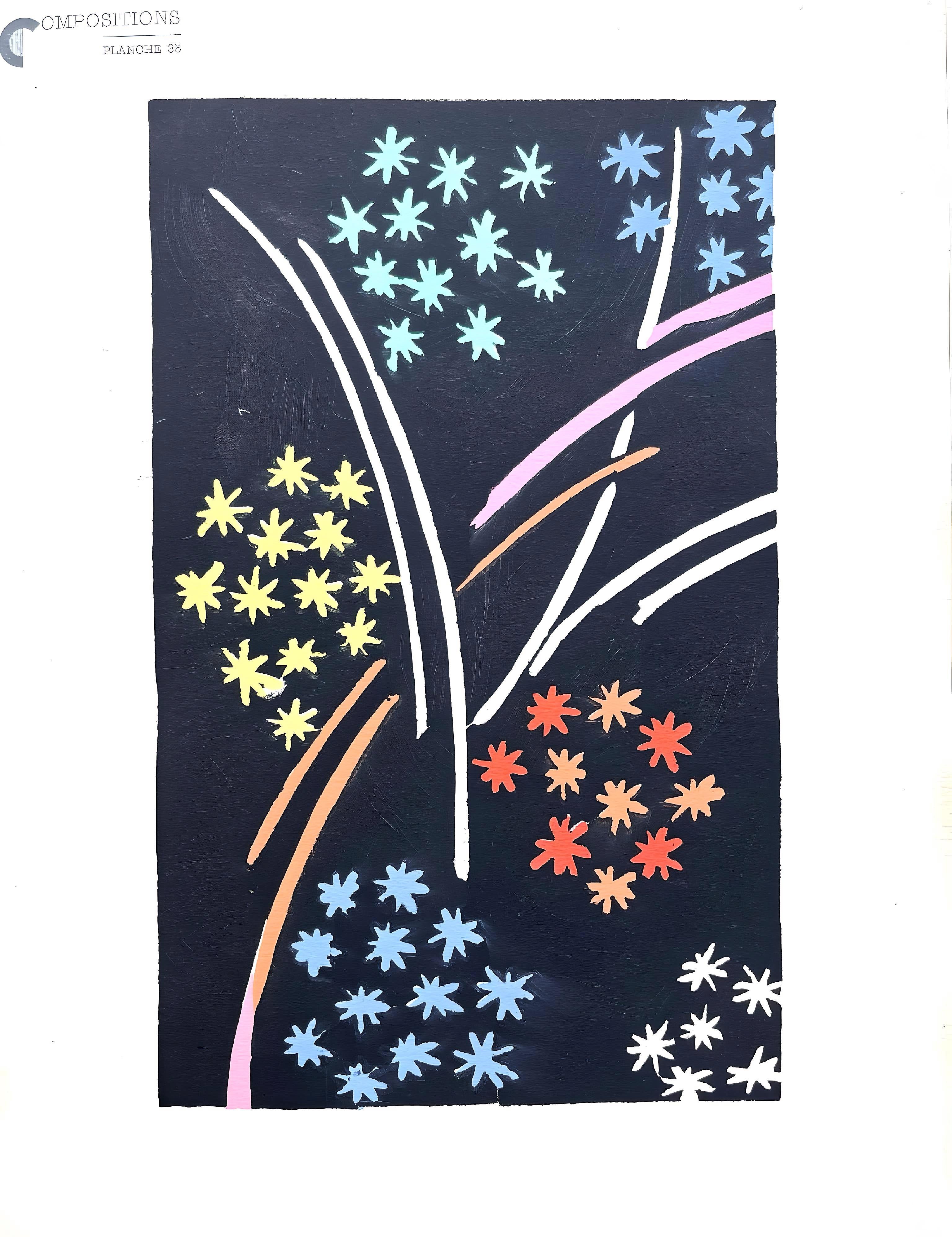 Delaunay, Planche No. 35, Kompositionen, Farben, Ideen: Sonia Delaunay (nach) im Angebot 3