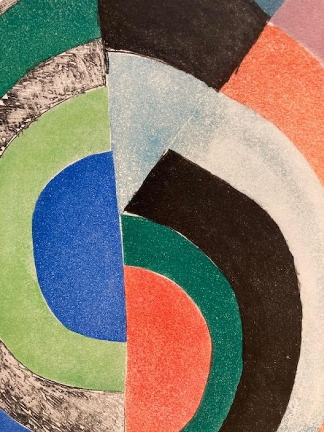 Demi-cercles  - Print by Sonia Delaunay
