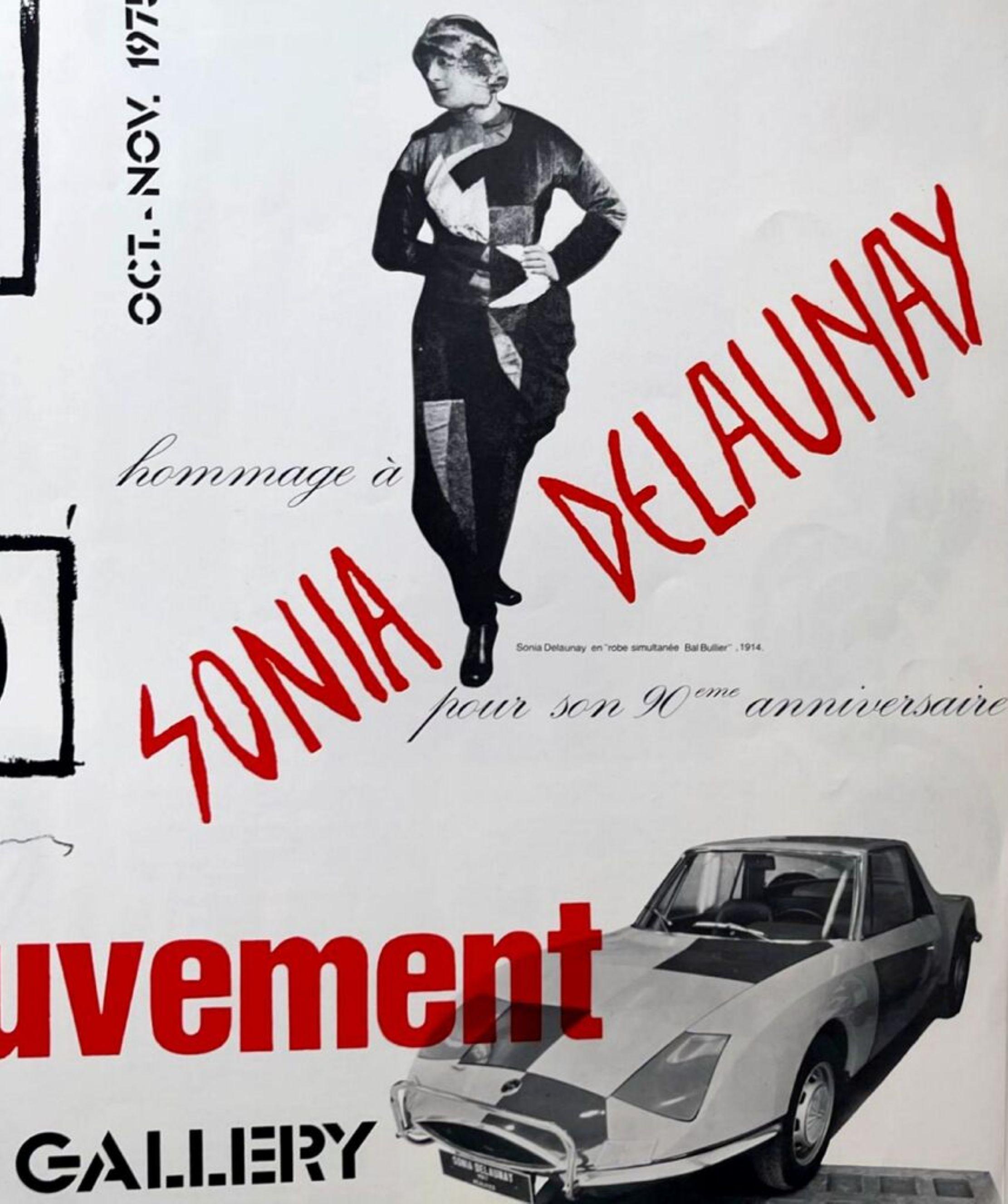 Hommage a Sonia Delaunay pour son 90eme Anniversaire Rara stampa europea d'epoca in vendita 3