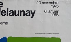 Hommage a Sonia Delaunay, seltenes Plakat (aus dem Nachlass des Kunsthändlers Andre Zarre)