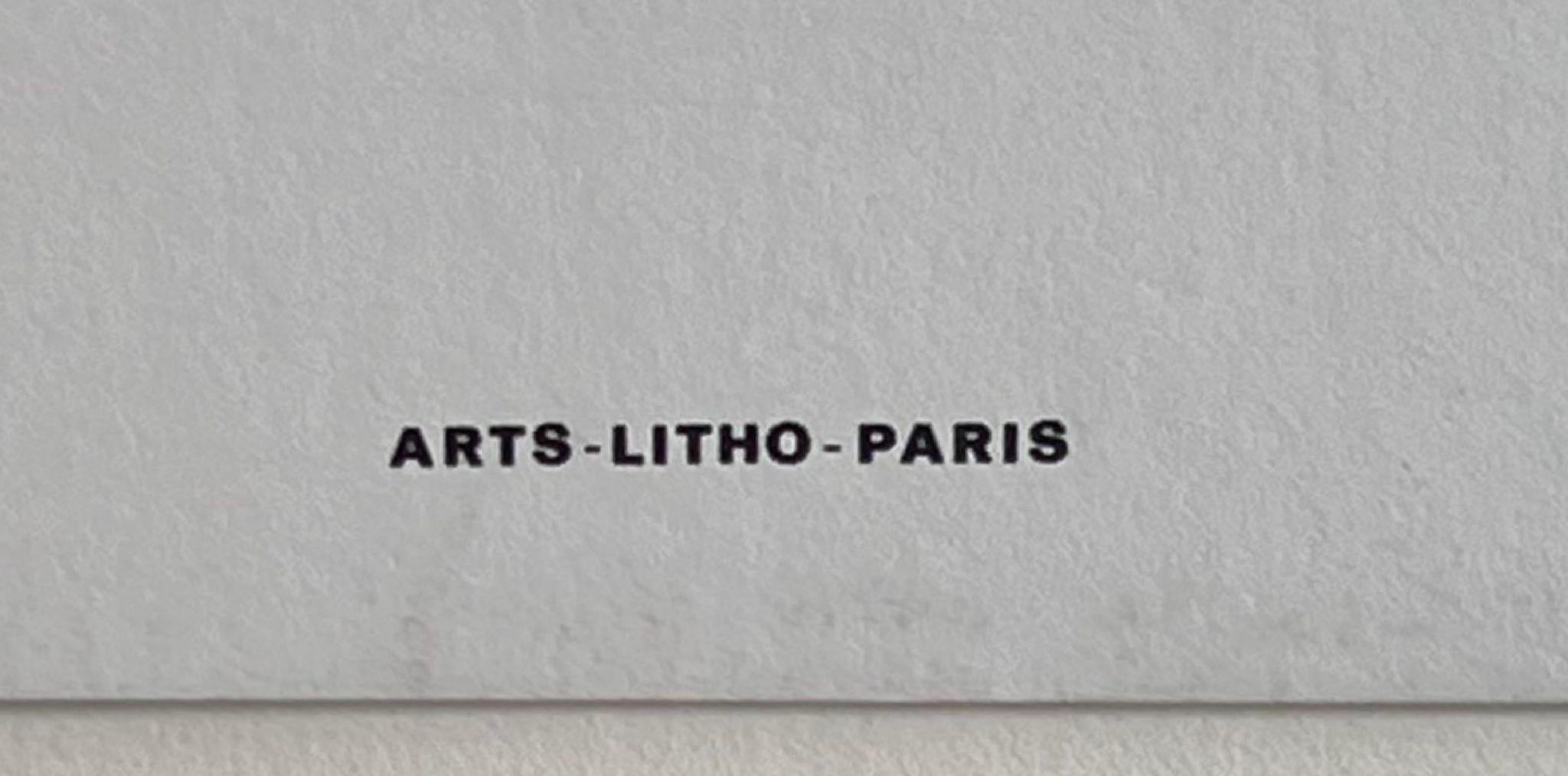 Rare affiche Hommage à Sonia Delaunay (de la succession du marchand d'art Andre Zarre) en vente 2