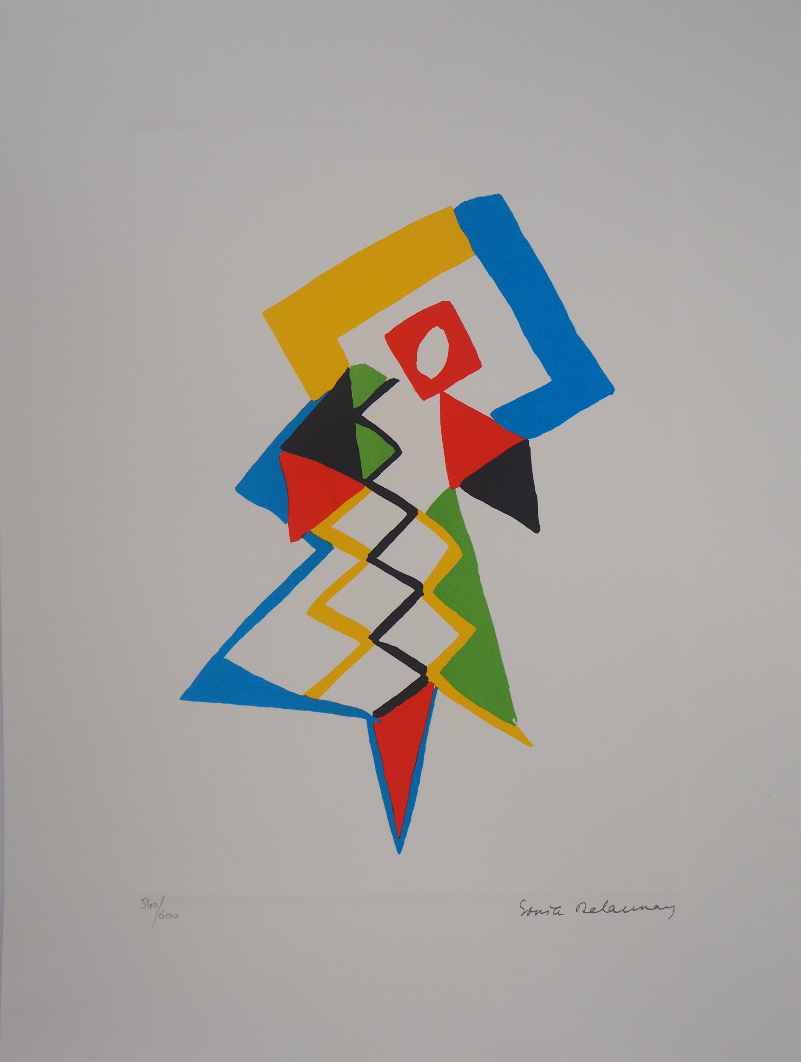 Abstract Print Sonia Delaunay - Jazz - Lithographie (édition Artcurial)