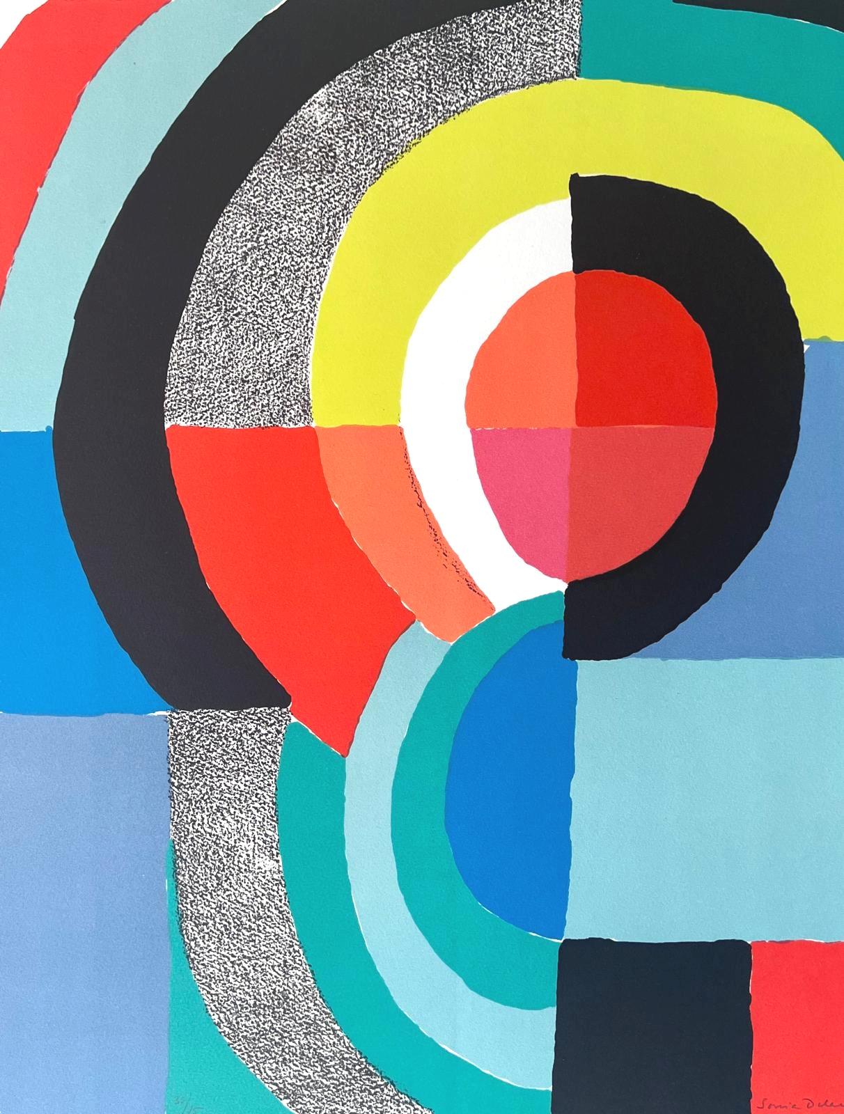 Lithograph, circa 1970.
Edition : 35/75
79.50 cm. x 60.00 cm.  31.3 in. x 23.62 in. (paper)
55.50 cm. x 47.00 cm.  21.85 in. x 18.5 in. (image)

Handsigned by the artist in pencil
Certificate of authenticity

Using a palette of blue, red, and black,