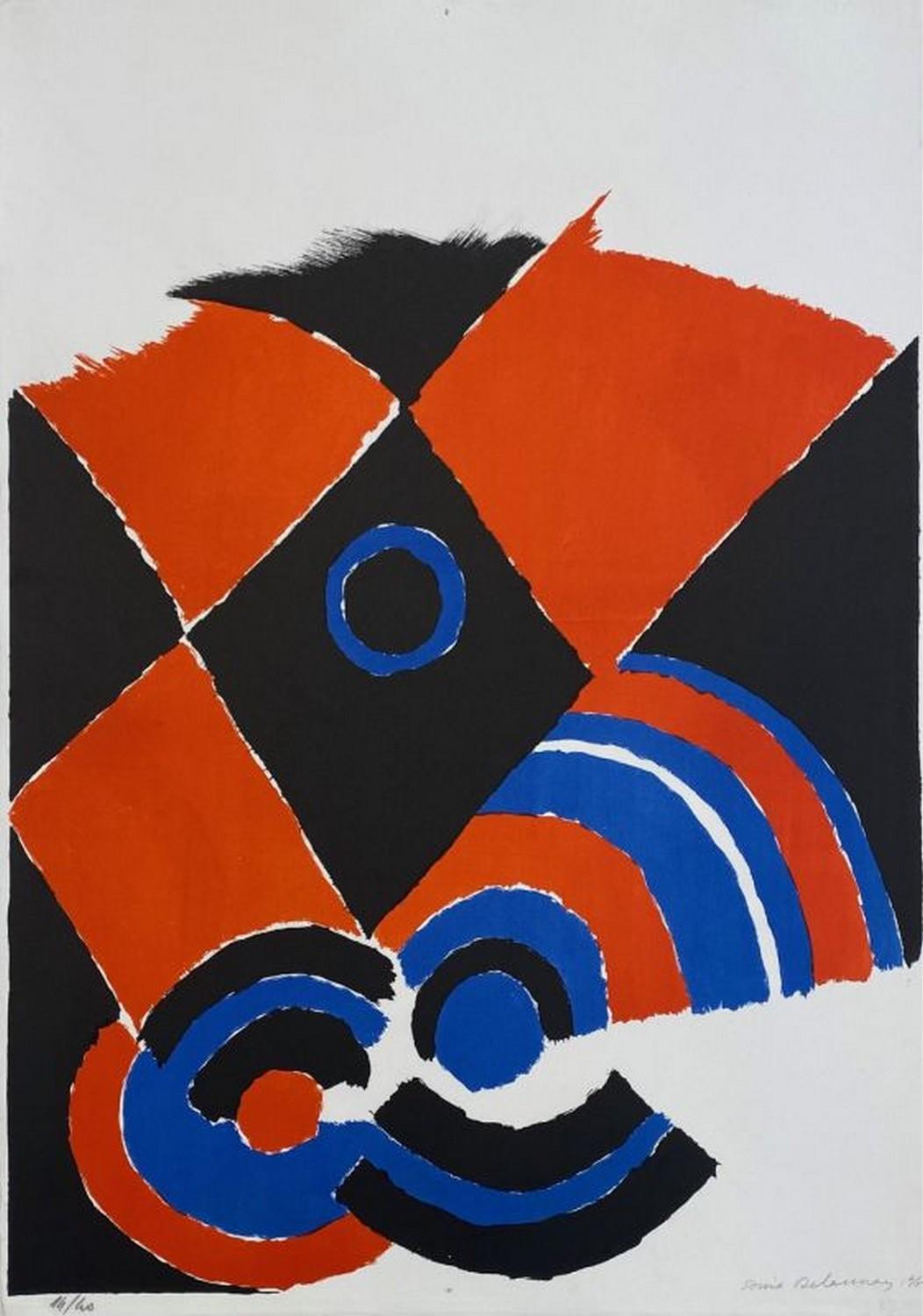 Sonia Delaunay Abstract Print - No title