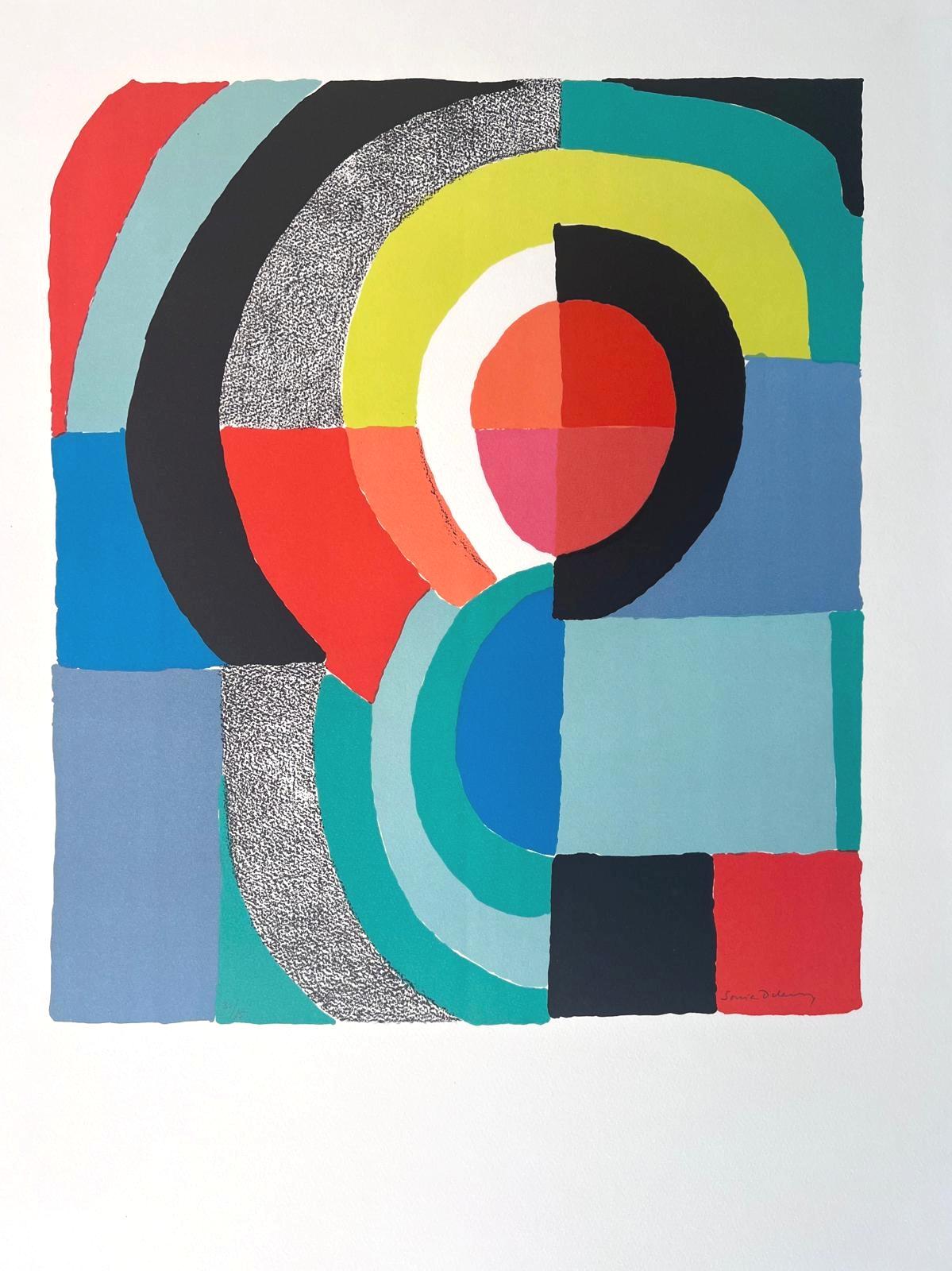 Sonia Delaunay Abstract Print - No title