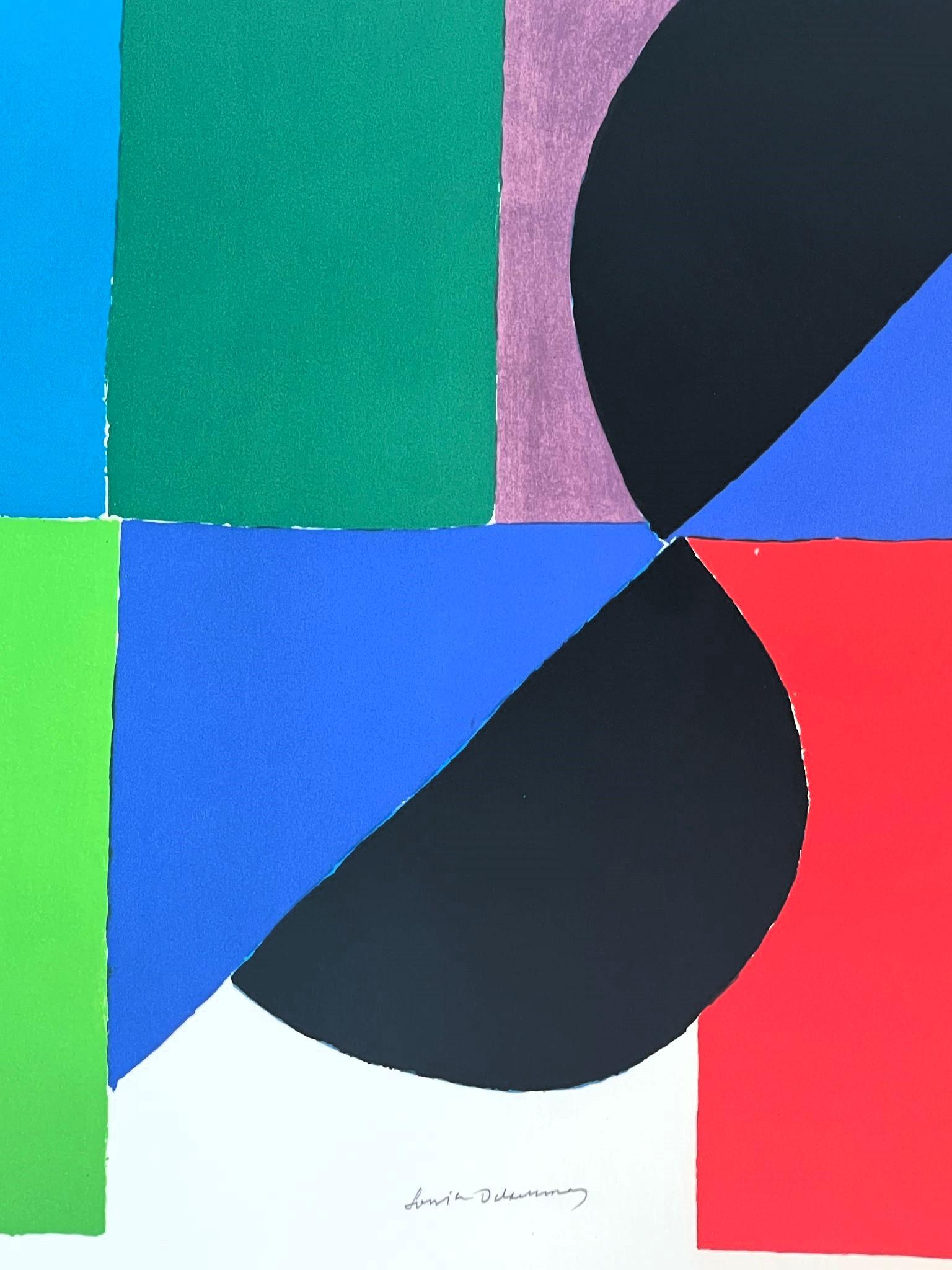 Nocturne matinale (Abstrakt), Print, von Sonia Delaunay